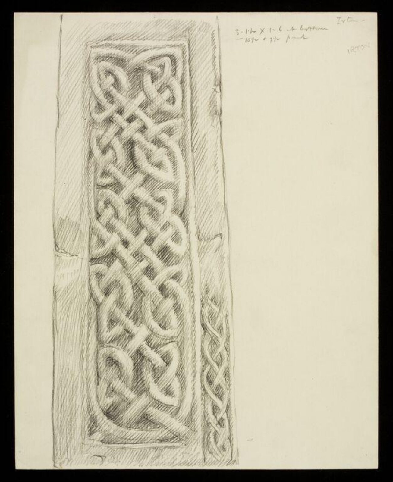 Drawing, W. R. Lethaby, late 19th-early 20th century