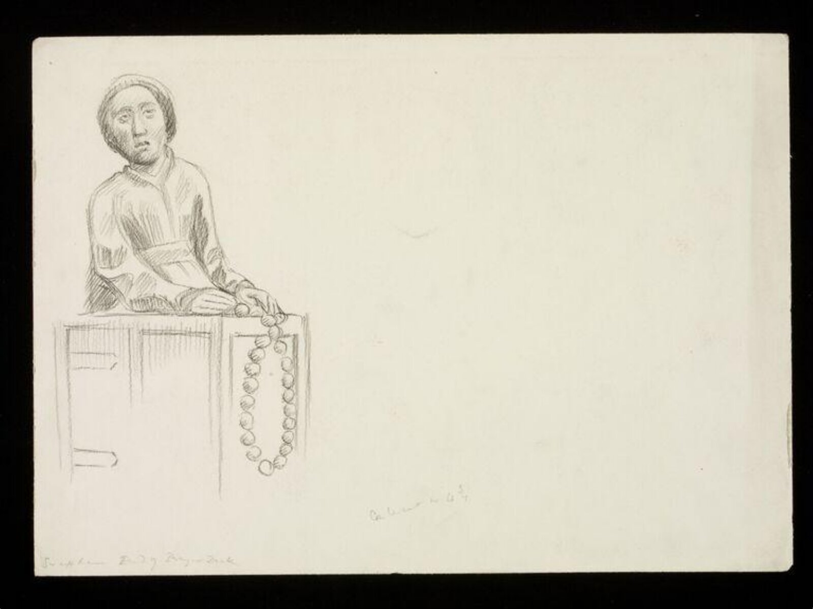 Drawing, W. R. Lethaby, late 19th-early 20th century