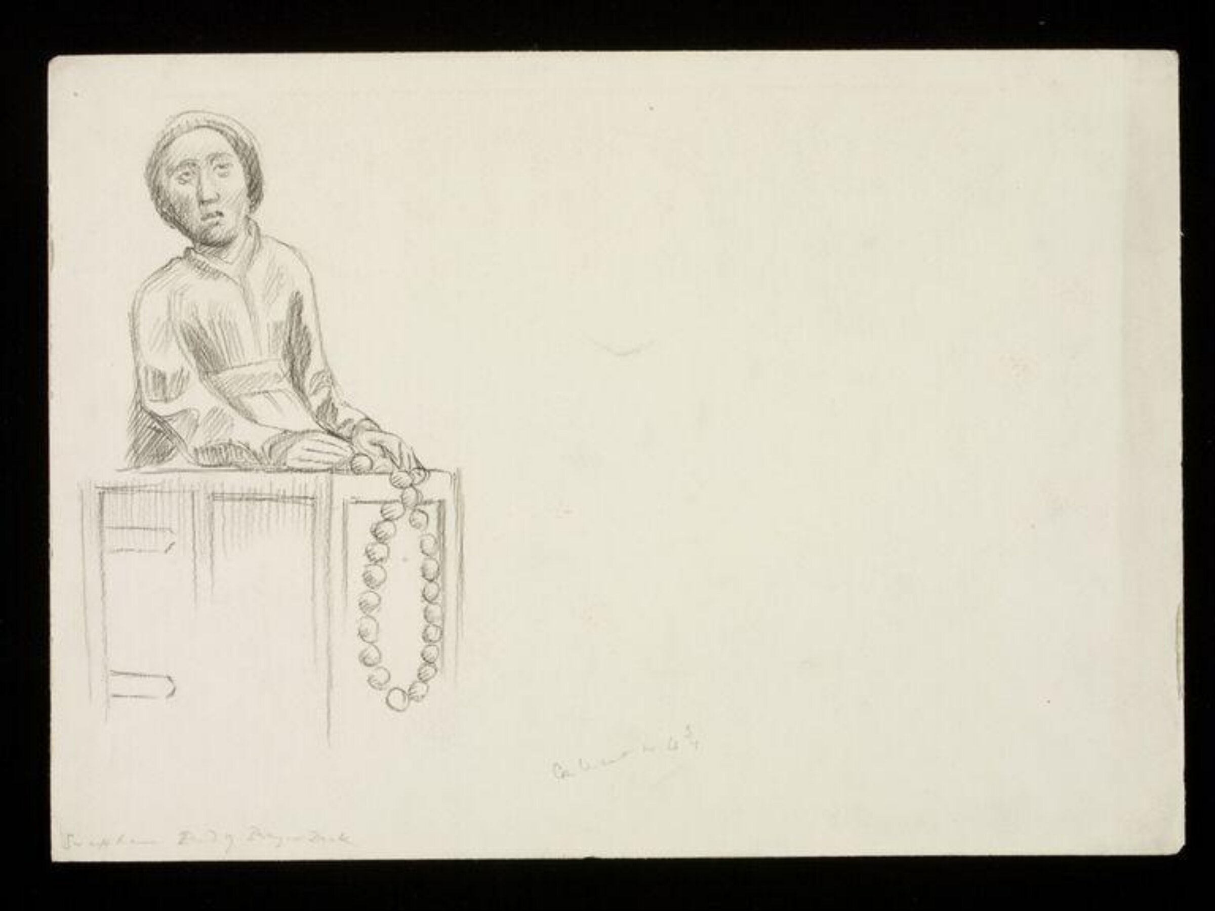 Drawing, W. R. Lethaby, late 19th-early 20th century