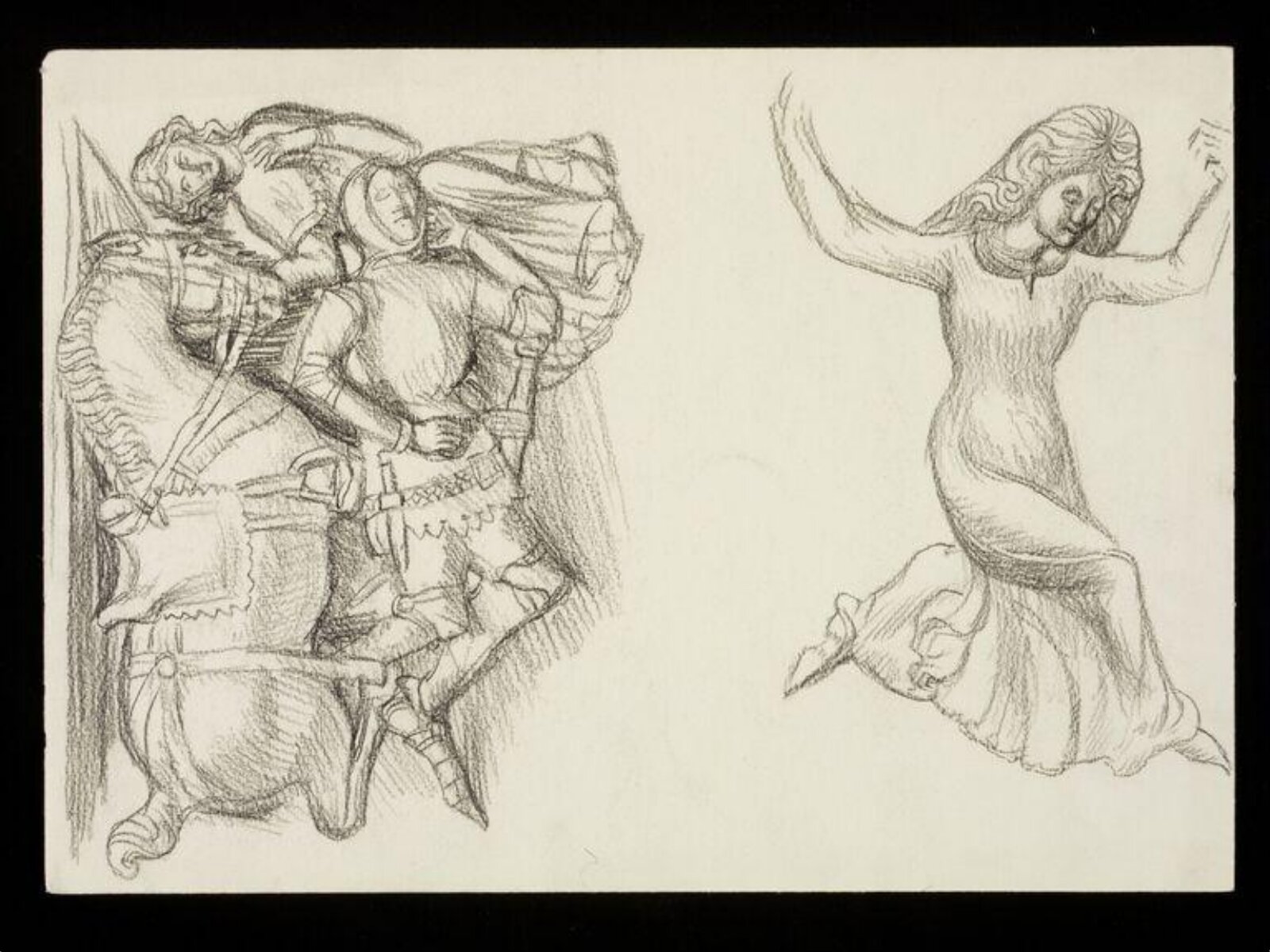 Drawing, W. R. Lethaby, late 19th-early 20th century