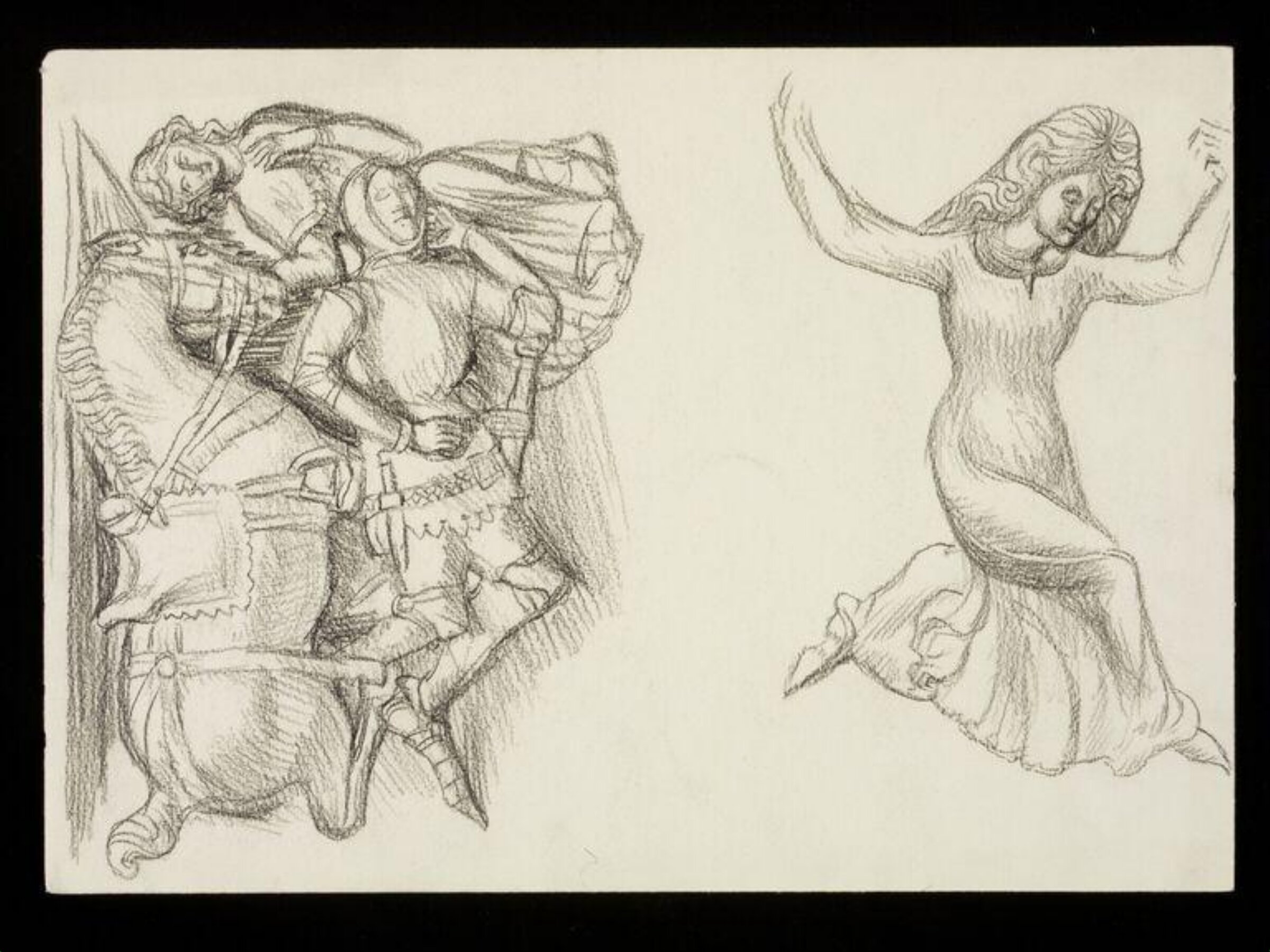 Drawing, W. R. Lethaby, late 19th-early 20th century
