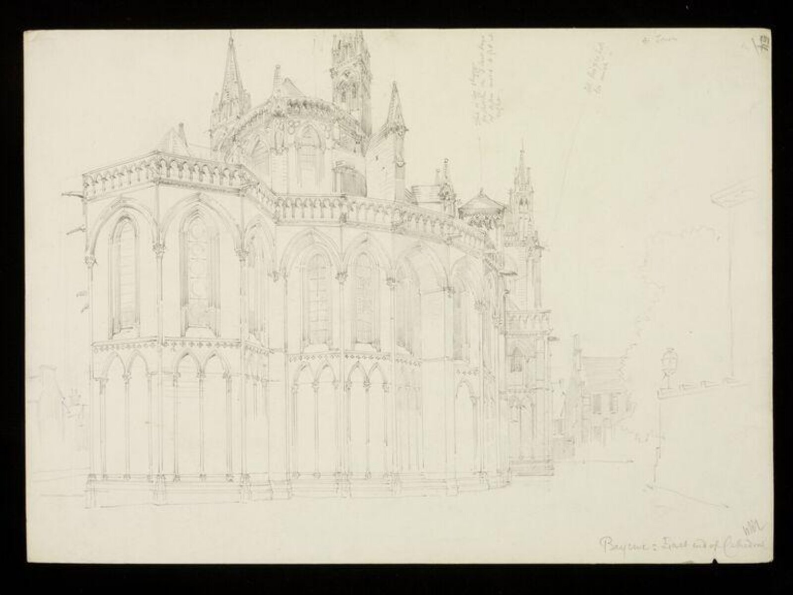 Drawing, W. R. Lethaby, late 19th-early 20th century