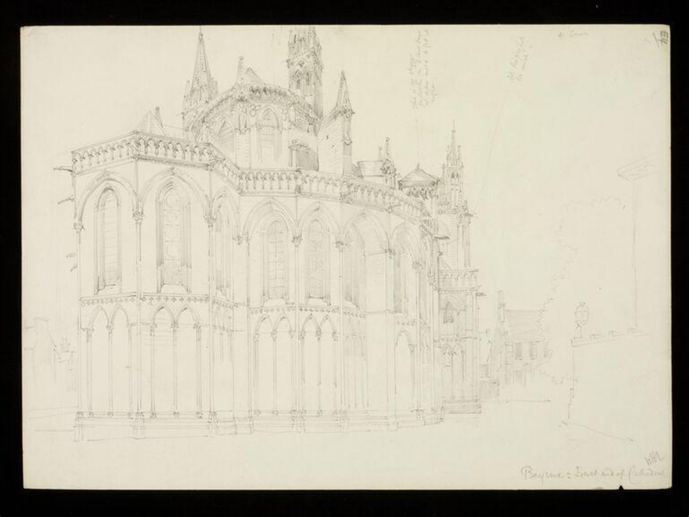 Drawing, W. R. Lethaby, late 19th-early 20th century