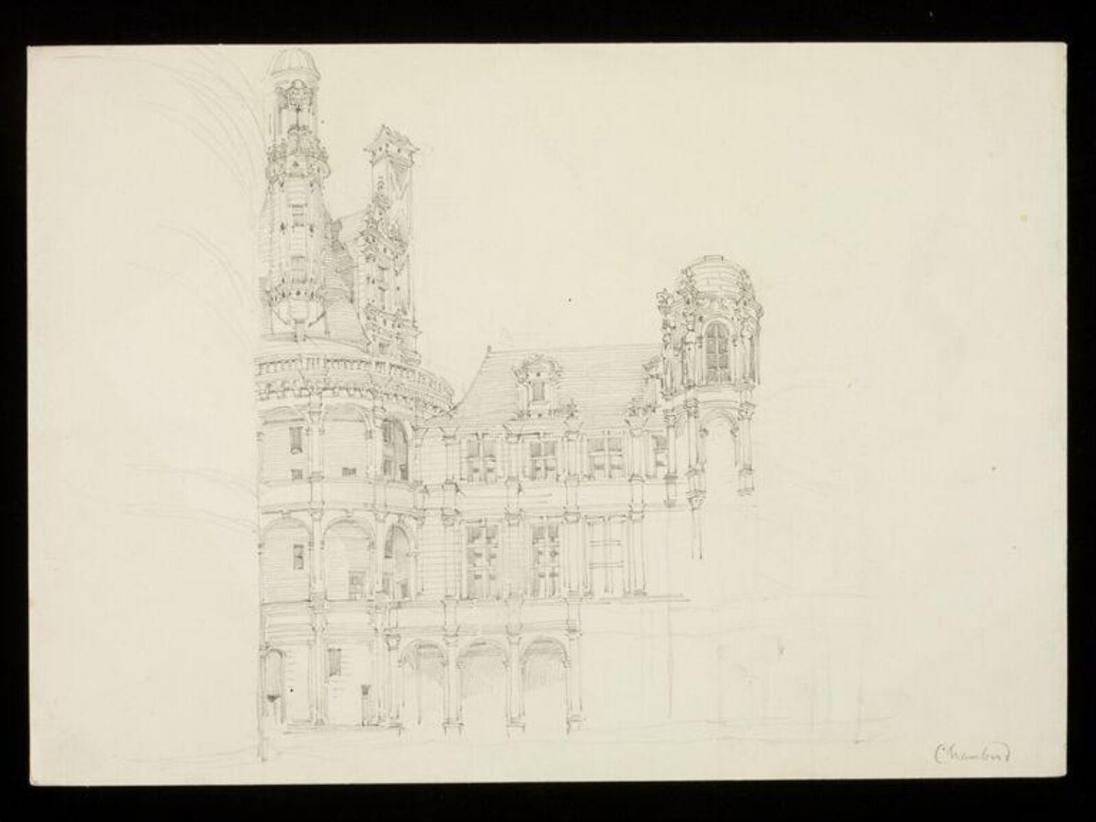 Drawing, W. R. Lethaby, late 19th-early 20th century