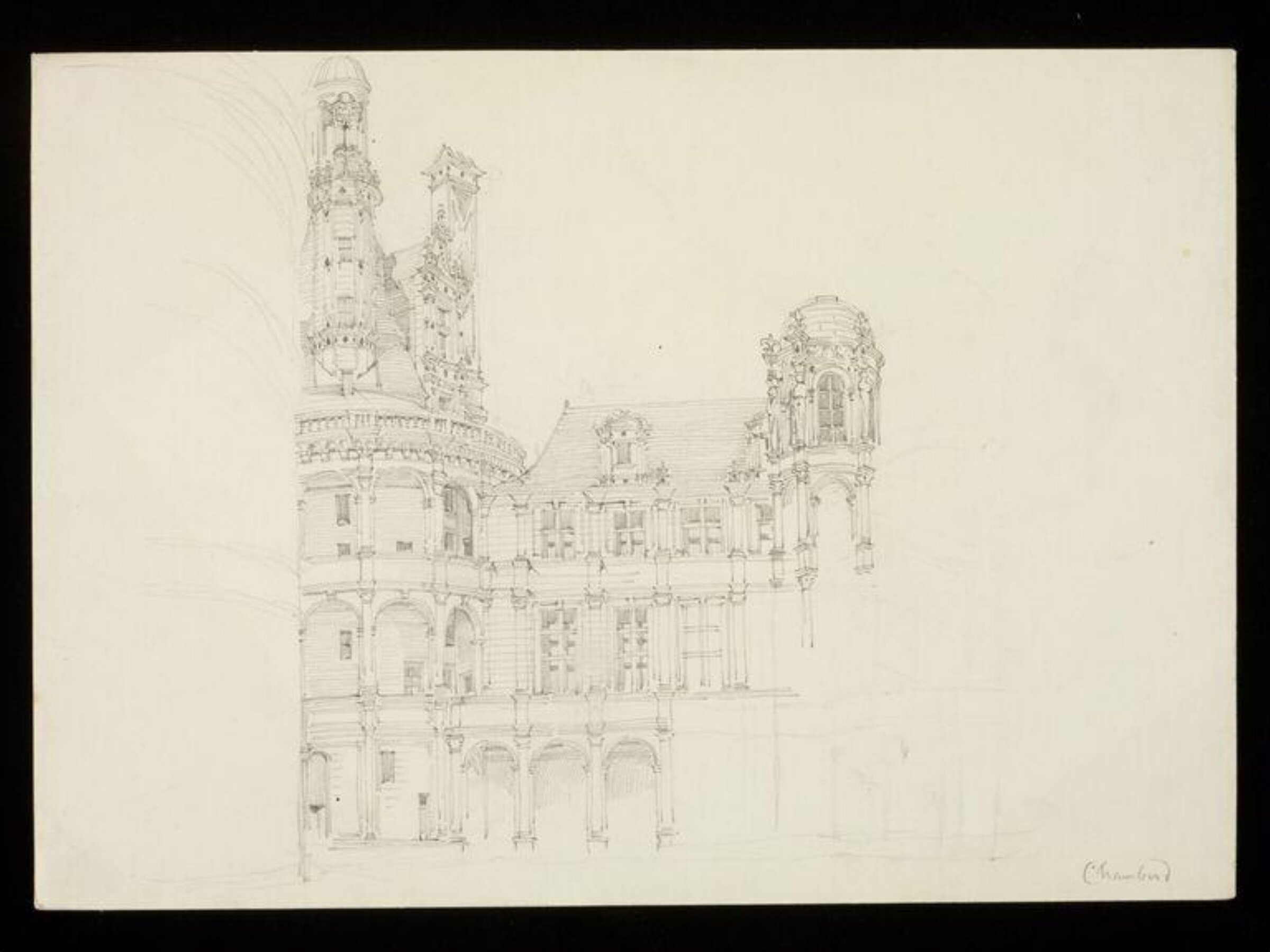 Drawing, W. R. Lethaby, late 19th-early 20th century