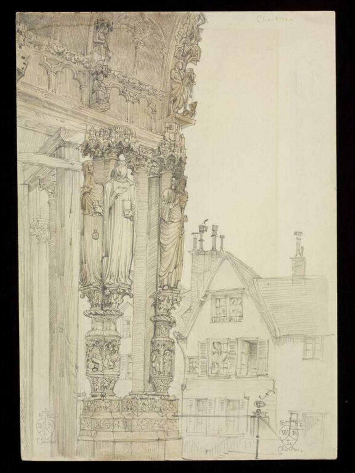 Drawing, W. R. Lethaby, 1882
