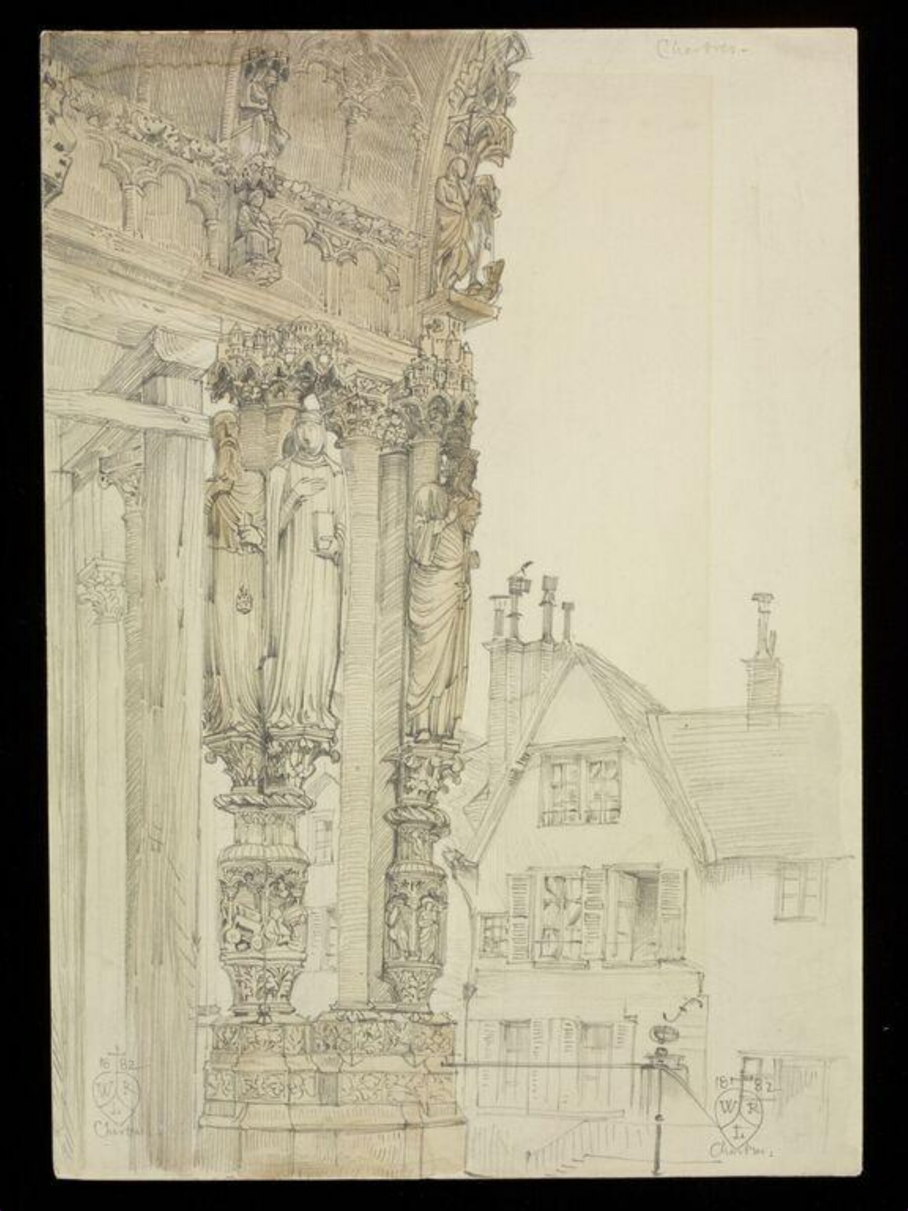 Drawing, W. R. Lethaby, 1882
