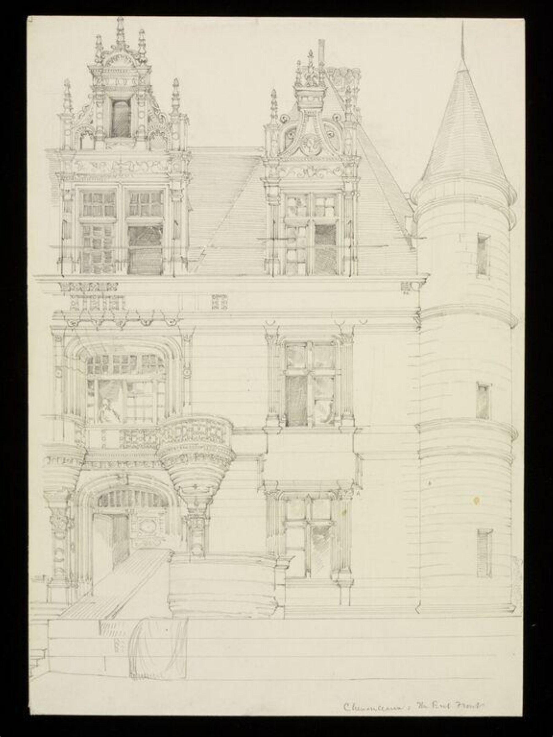 Drawing, W. R. Lethaby, late 19th-early 20th century