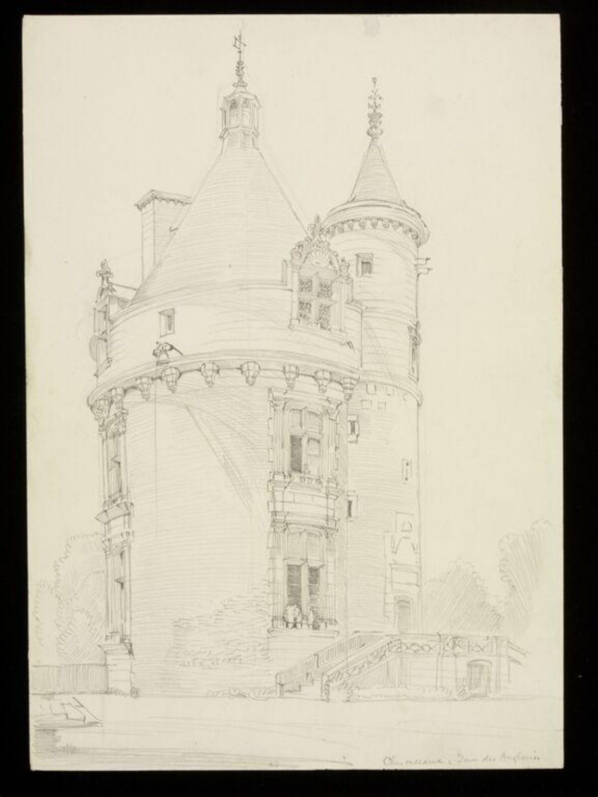 Drawing, W. R. Lethaby, late 19th-early 20th century