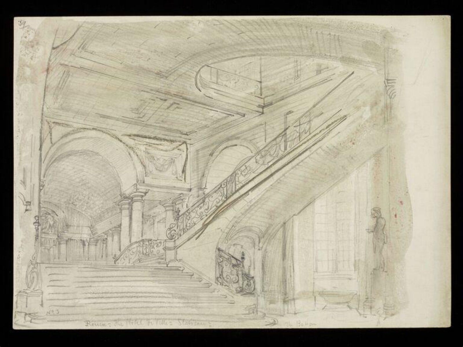 Drawing, W. R. Lethaby, late 19th-early 20th century