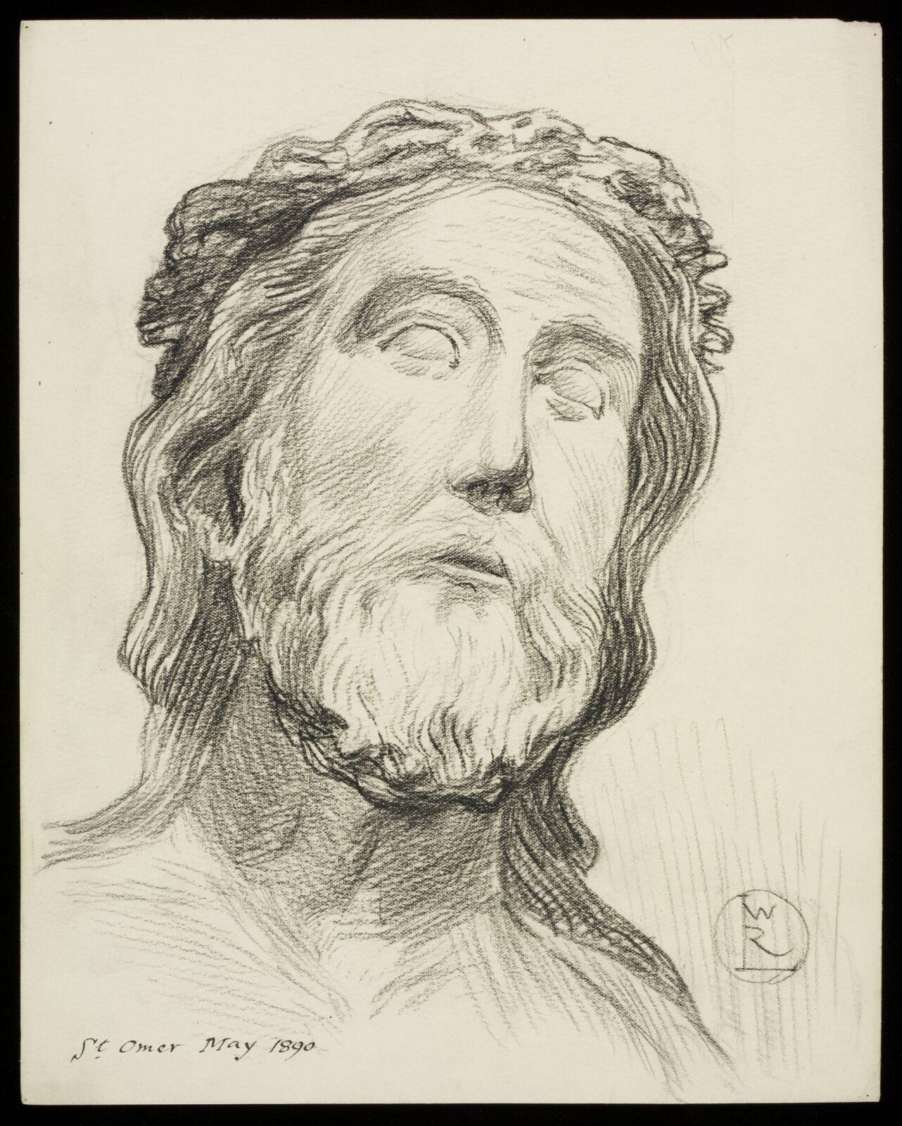 Drawing, W. R. Lethaby, 1830