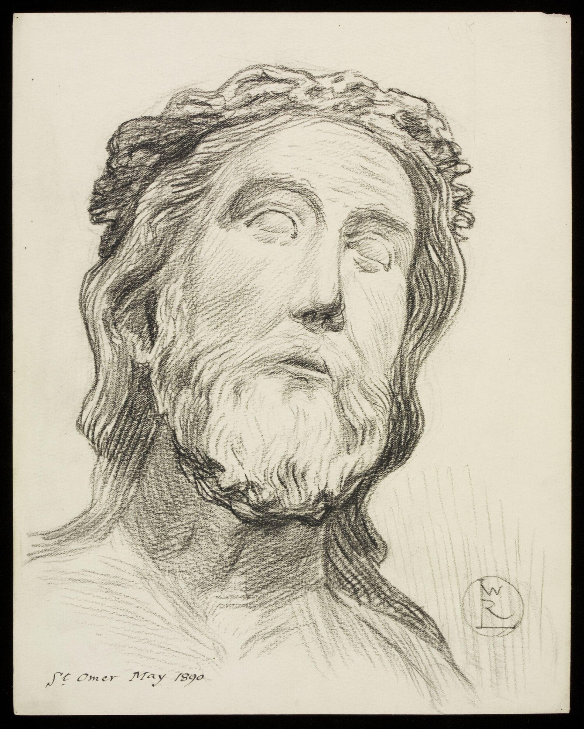 Drawing, W. R. Lethaby, 1830