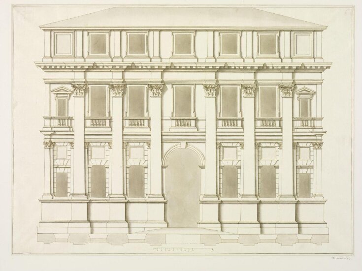 Elevation of Palazzo Valmarana, Vicenza top image