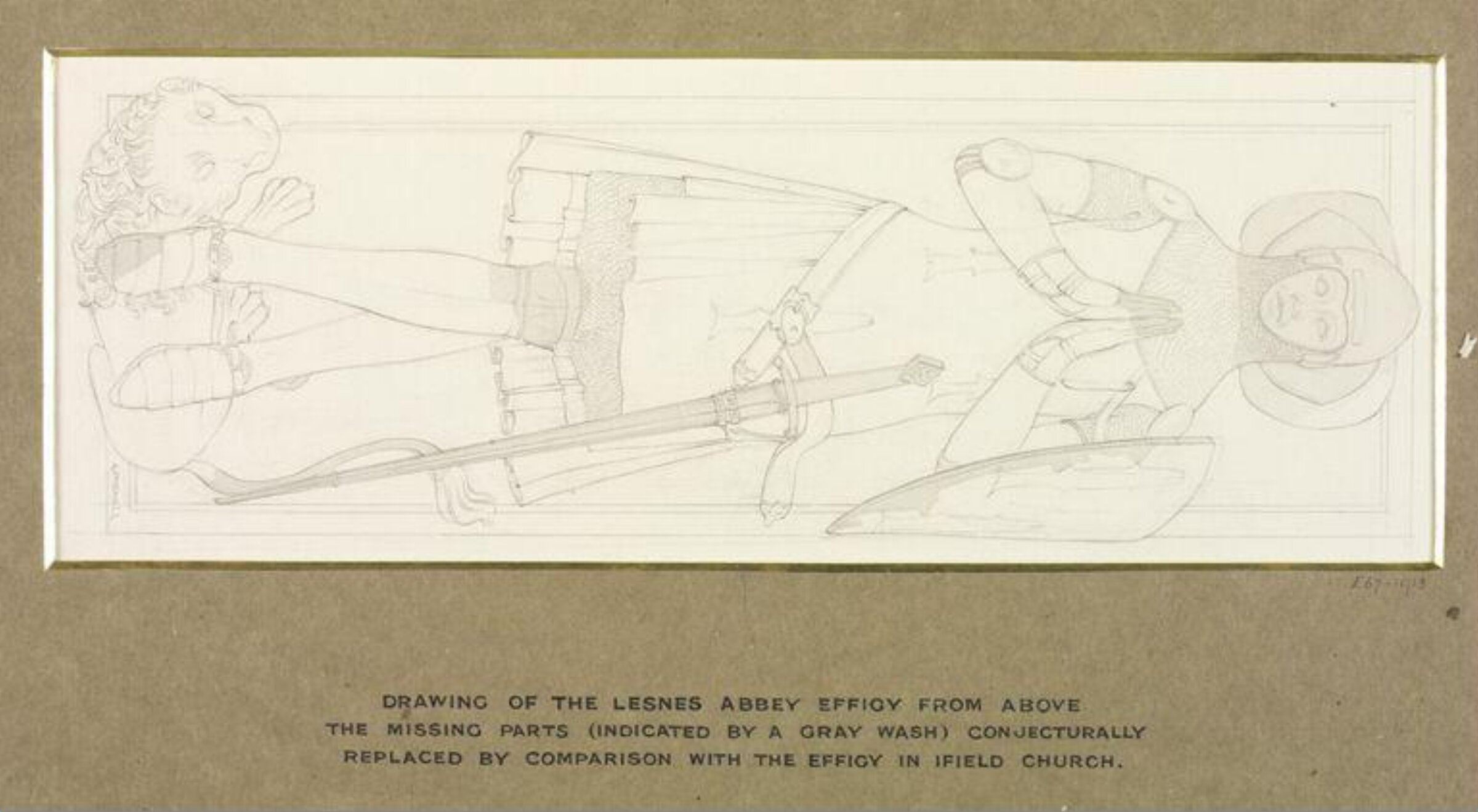 Drawing, Alfred Howell, 1912