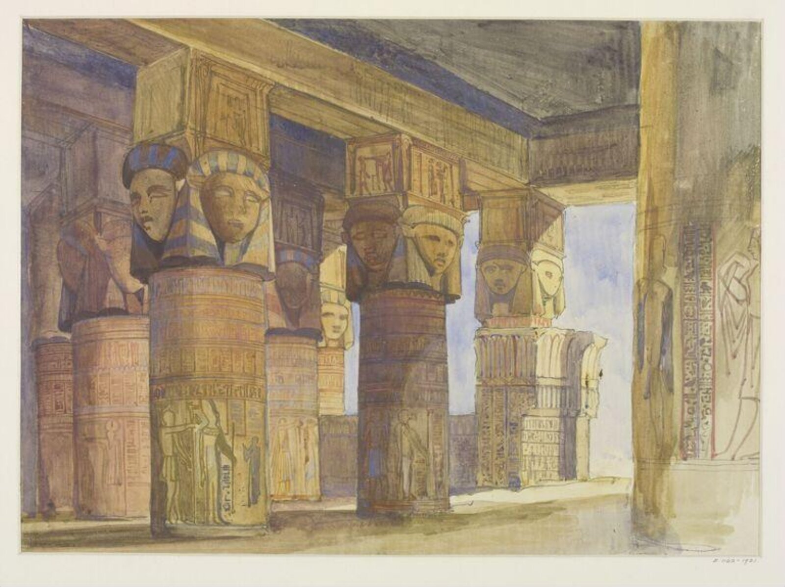 The Temple of Dendera, William James Müller, c. 1840