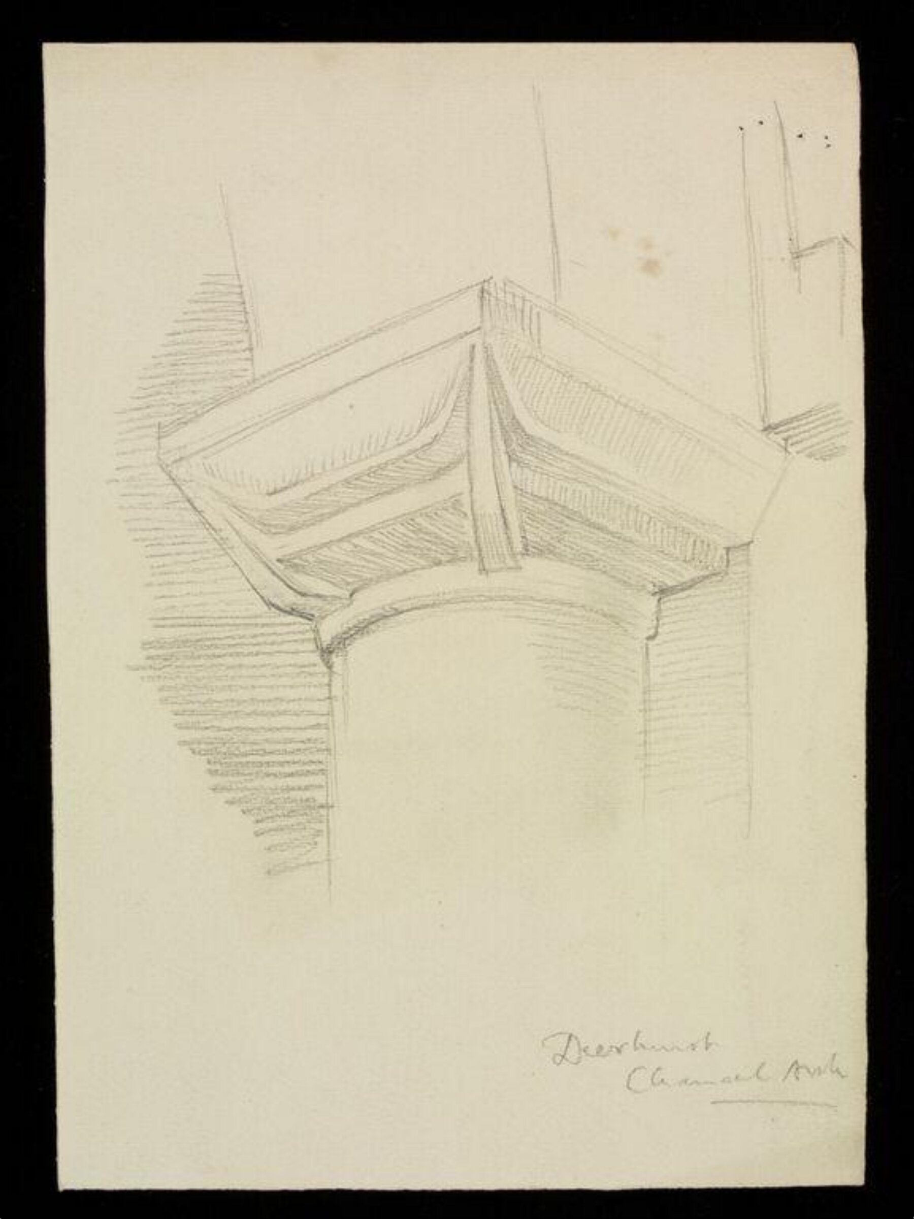 Drawing, W. R. Lethaby, late 19th-early 20th century
