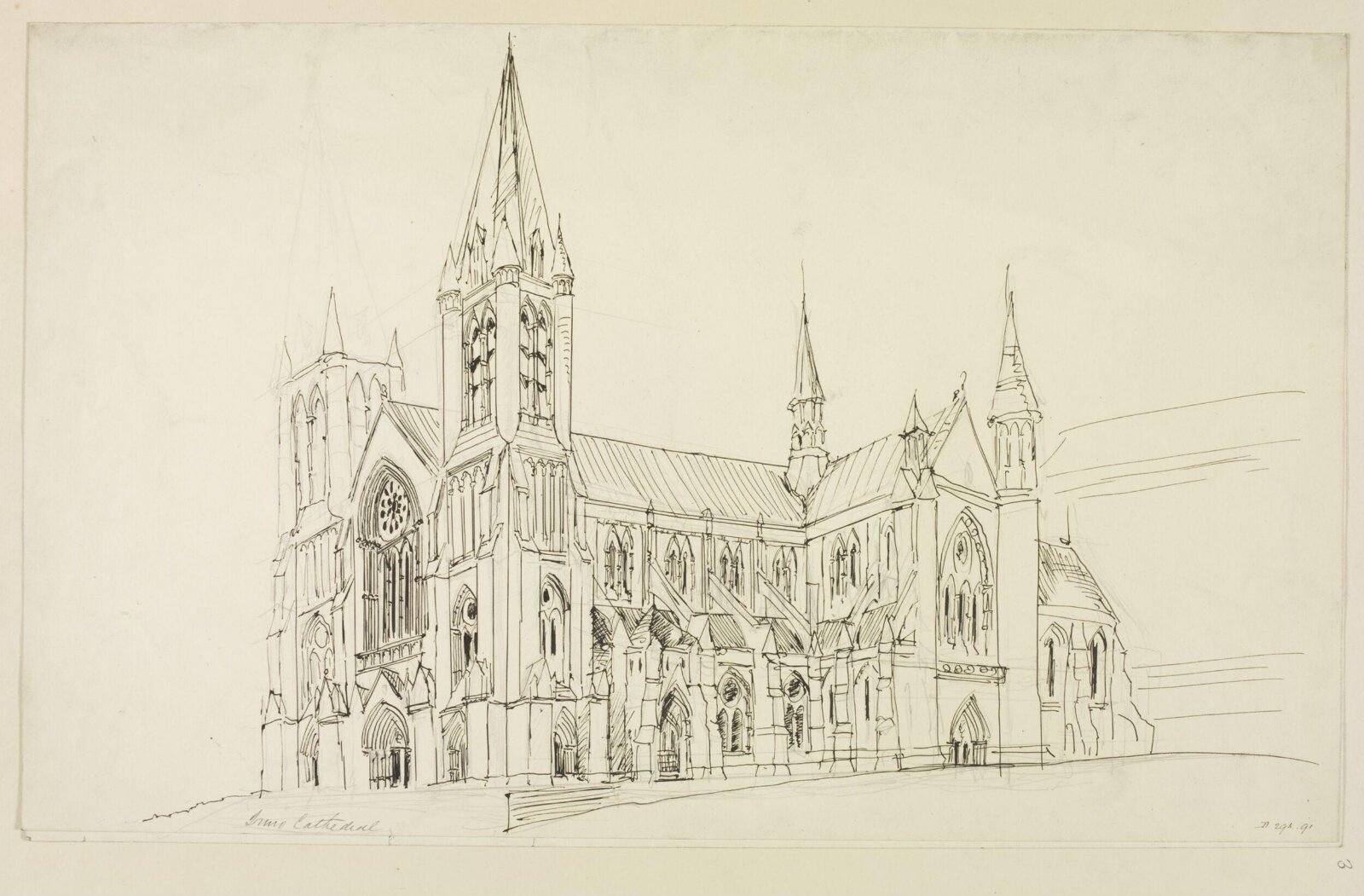 Drawing, William Burges, ca. 1878