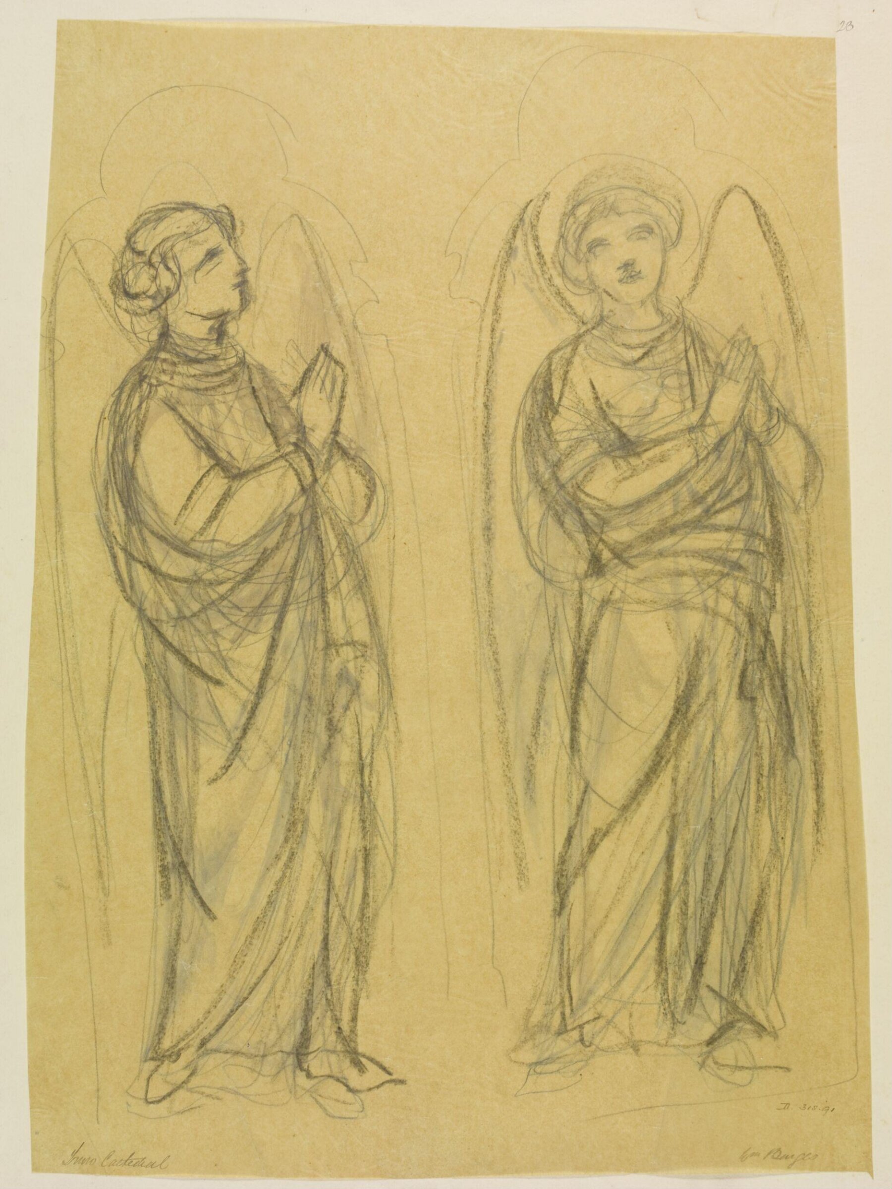 Drawing, William Burges, ca. 1878