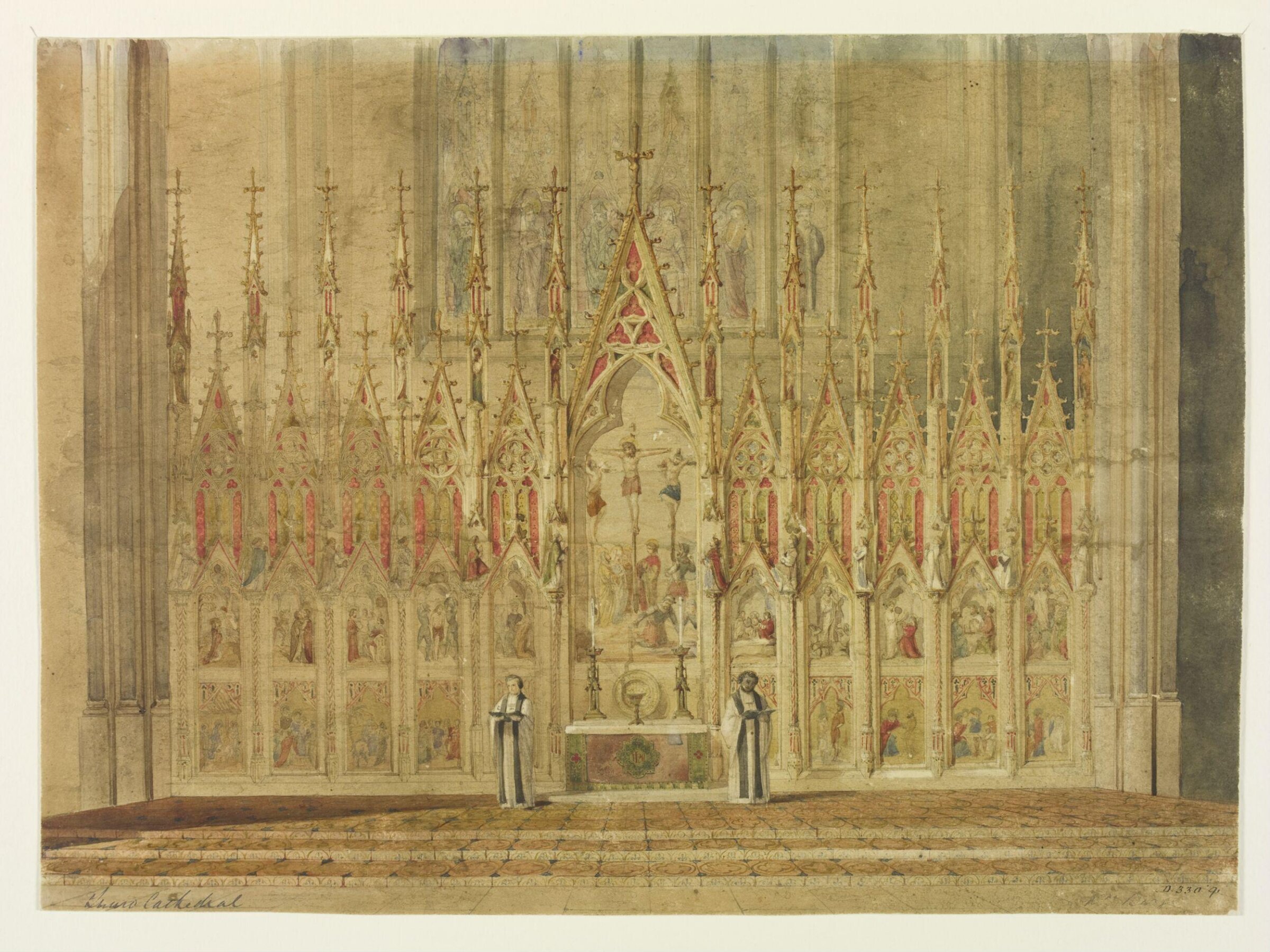 Drawing, William Burges, ca. 1878
