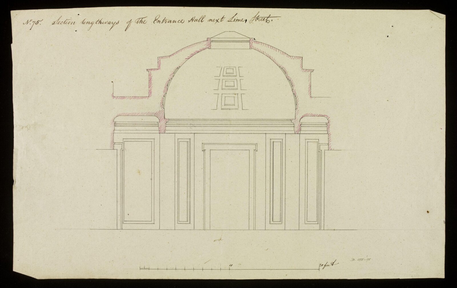 Drawing, Richard Jupp, 1797-98.
