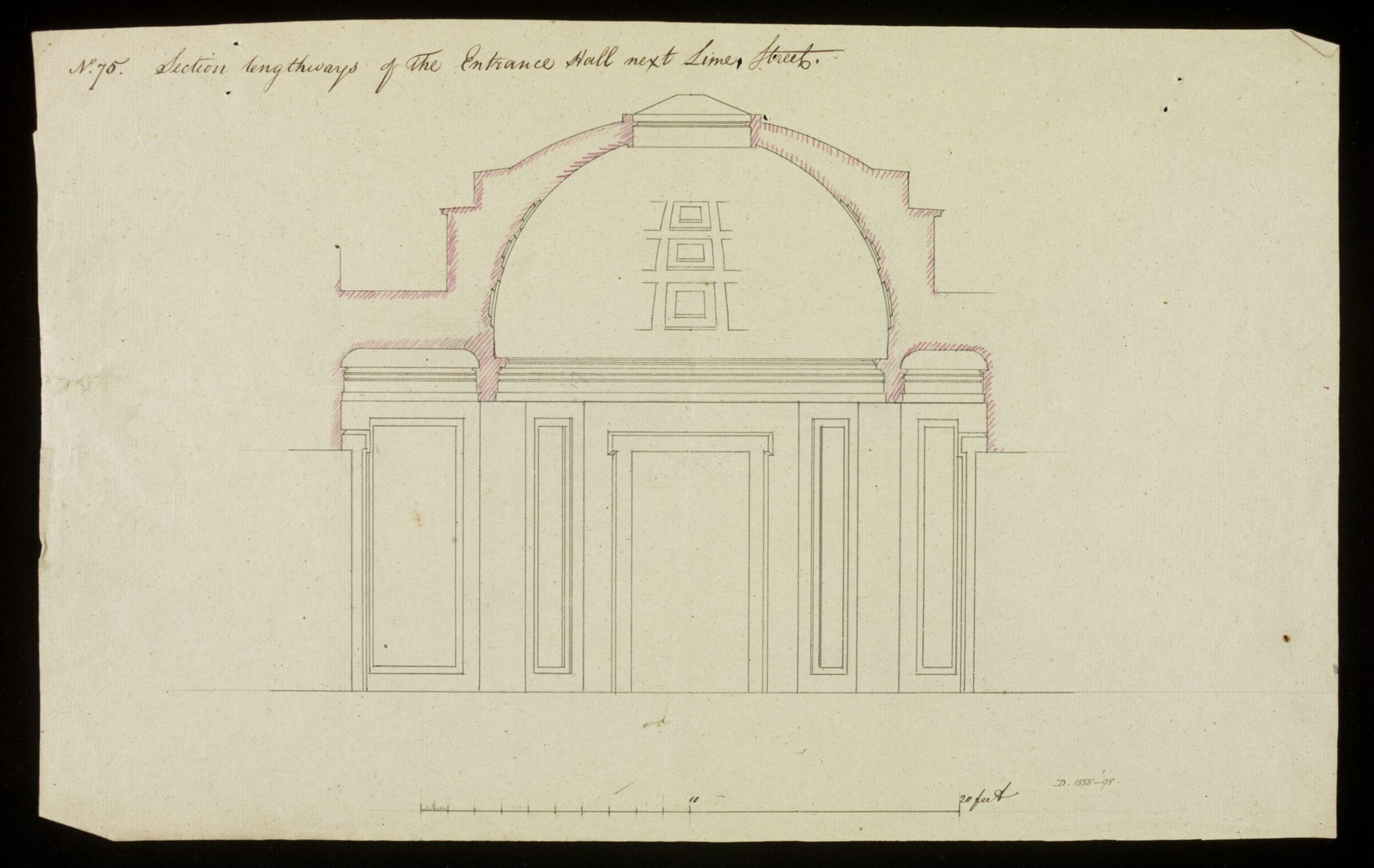 Drawing, Richard Jupp, 1797-98.