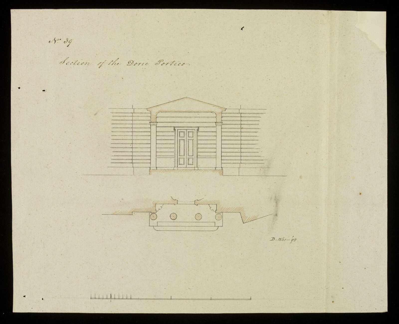 Drawing, Richard Jupp, 1797-98.