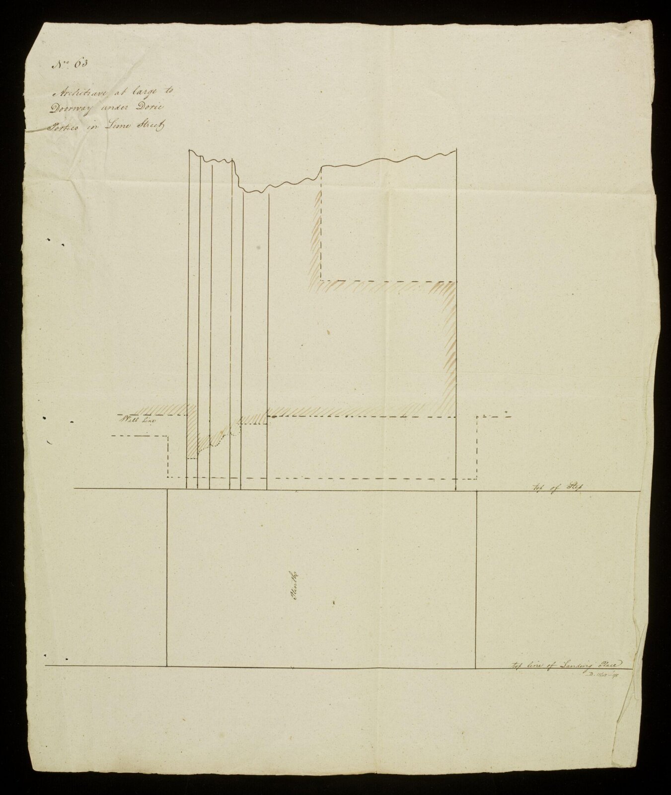 Drawing, Richard Jupp, 1797-98.