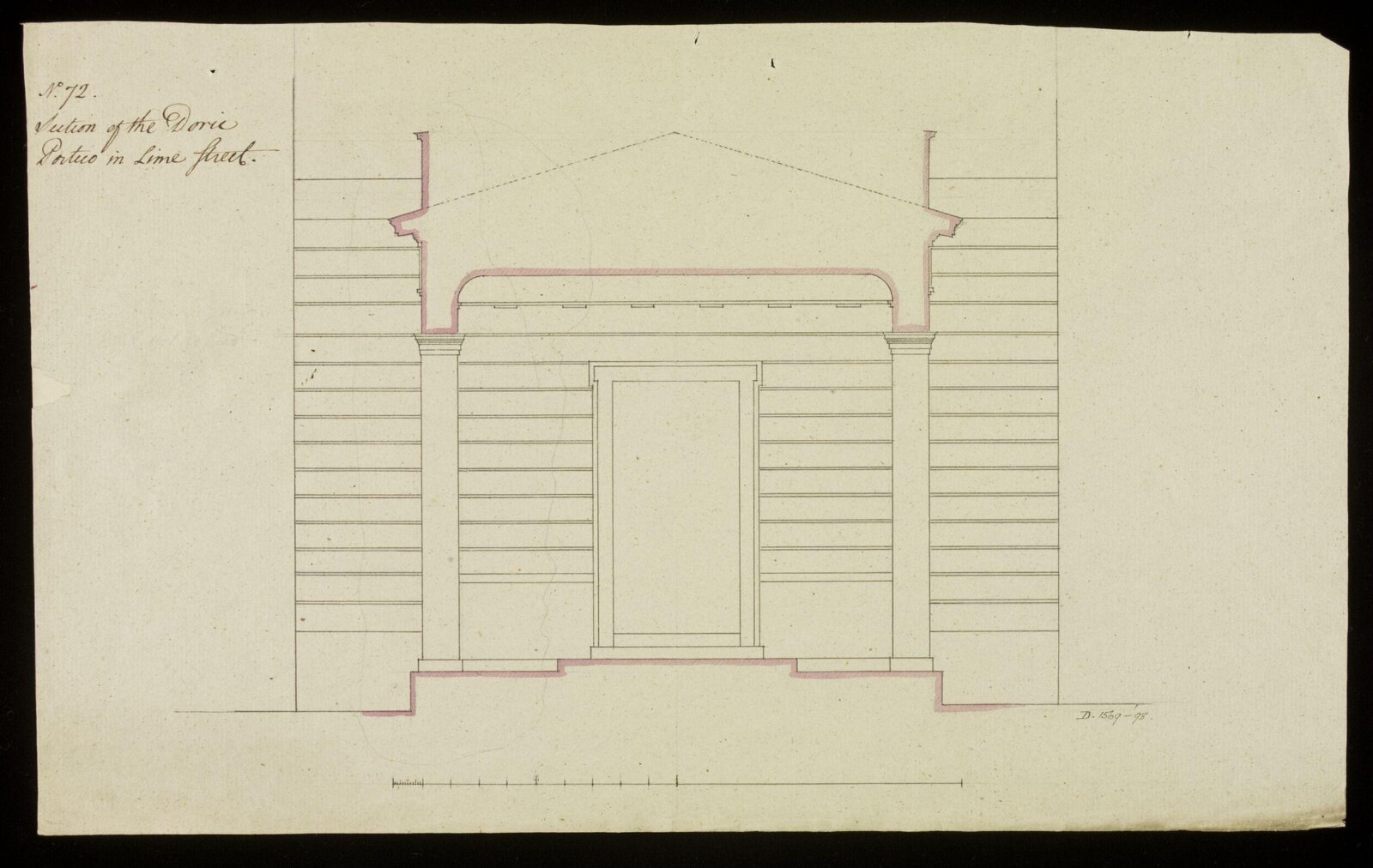Drawing, Richard Jupp, 1797-98.