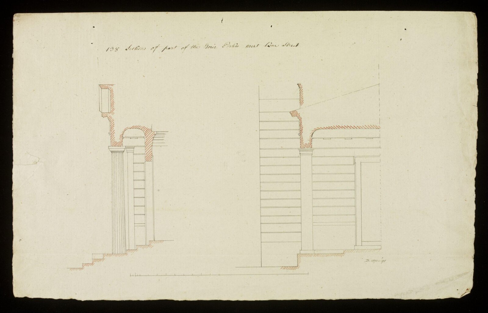 Drawing, Richard Jupp, 1797-98.