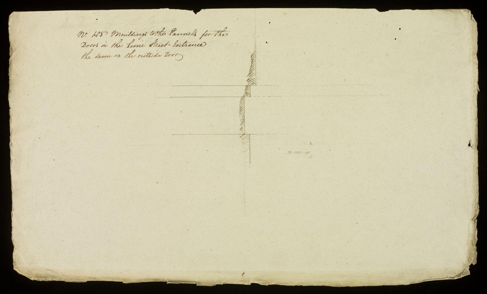 Drawing, Richard Jupp, 1797-98.