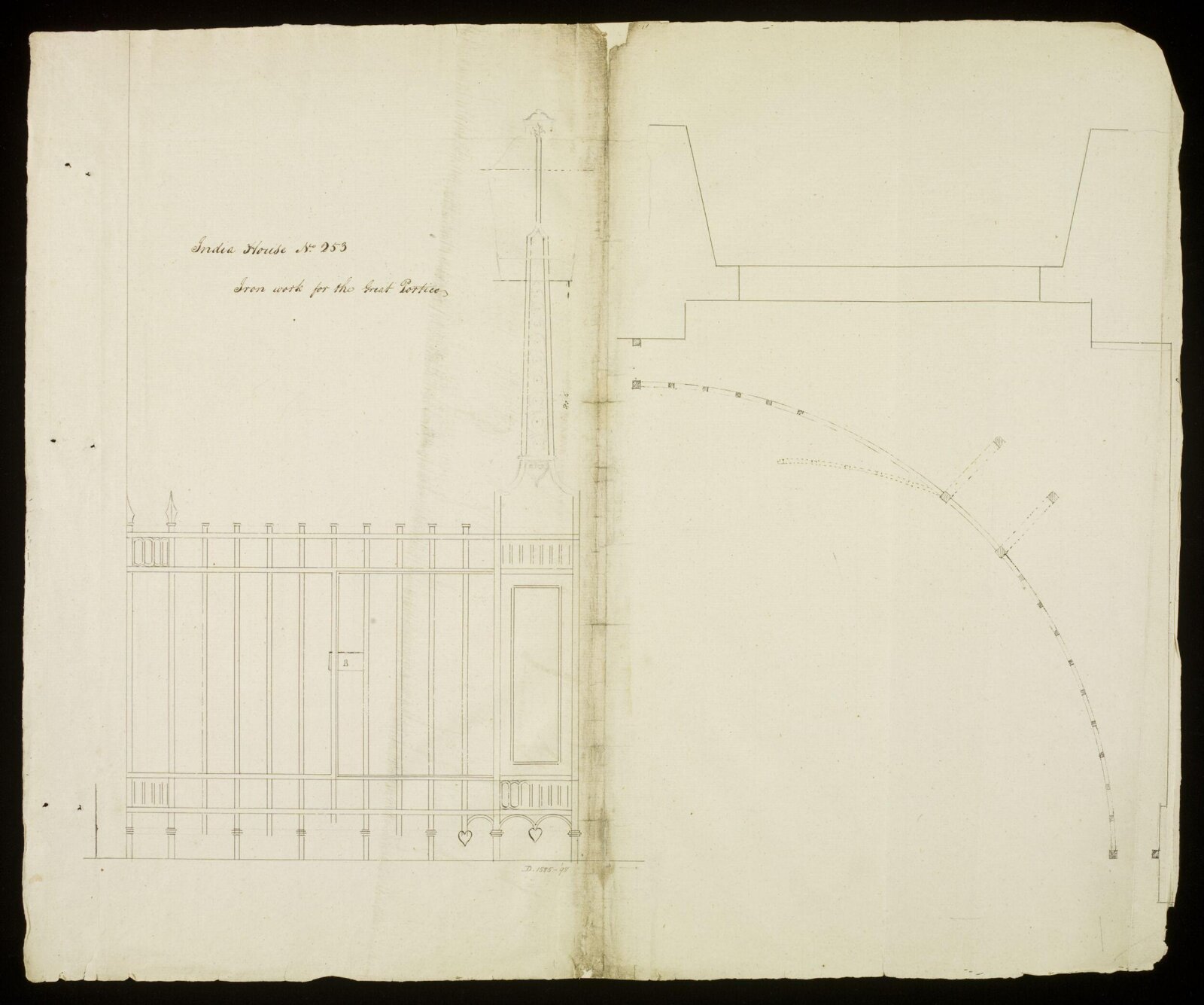 Drawing, Richard Jupp, 1797-98.