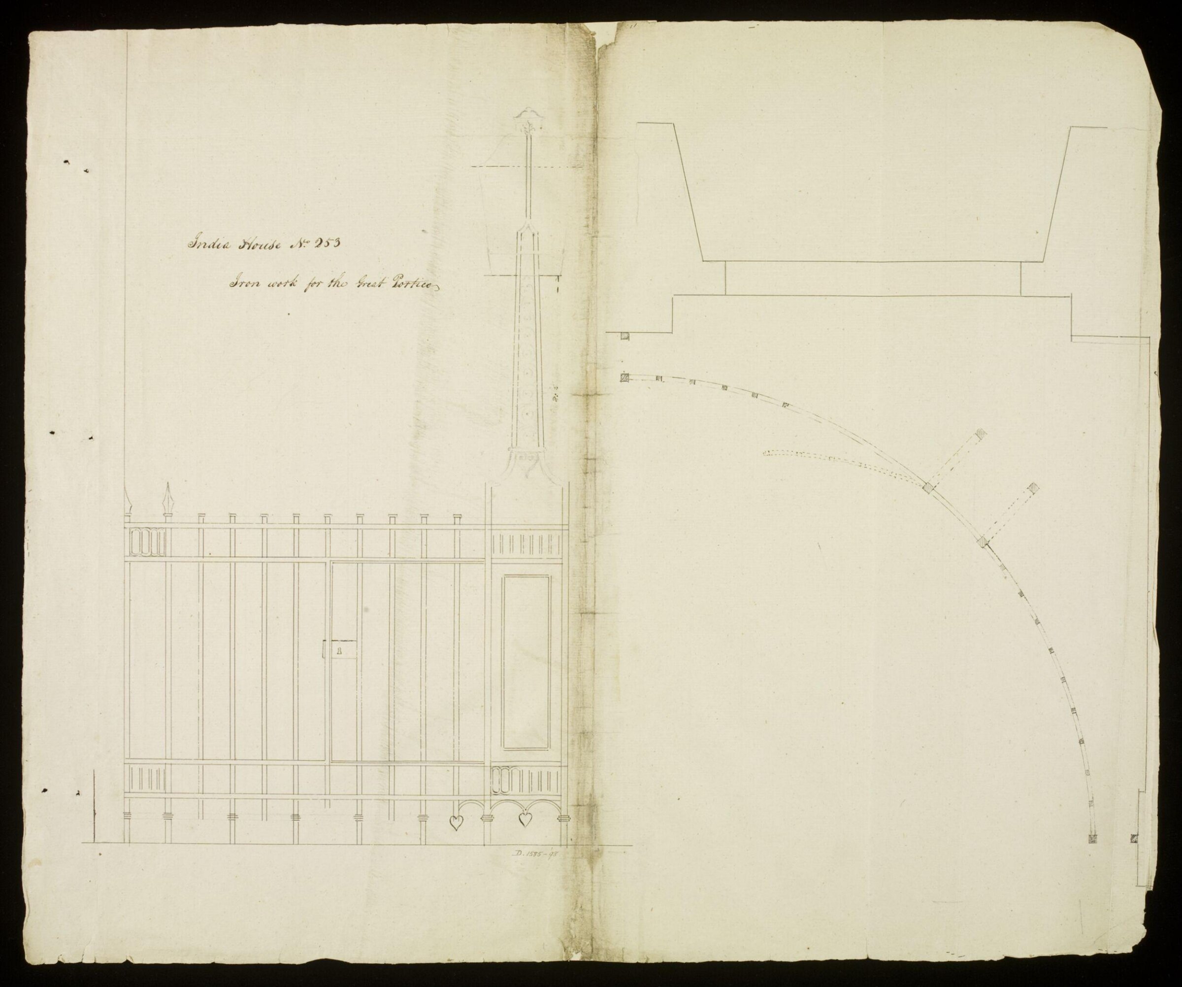 Drawing, Richard Jupp, 1797-98.