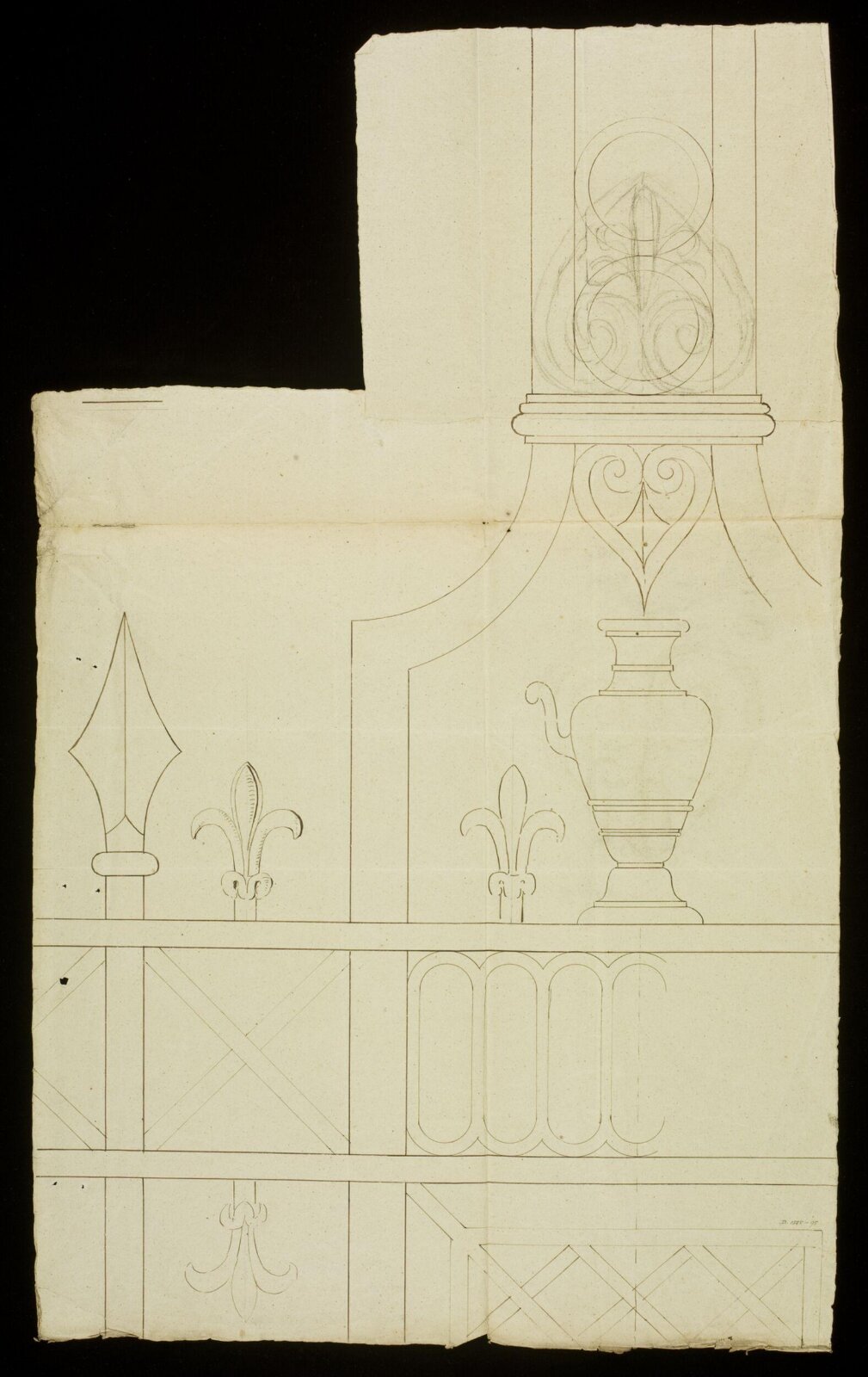 Drawing, Richard Jupp, 1797-98.