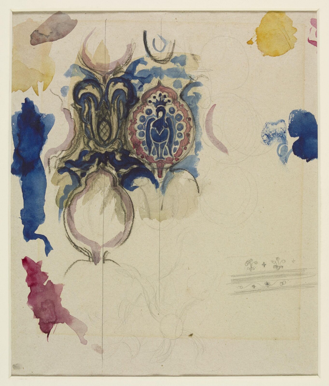 Drawing, William Burges, ca.1850-1881