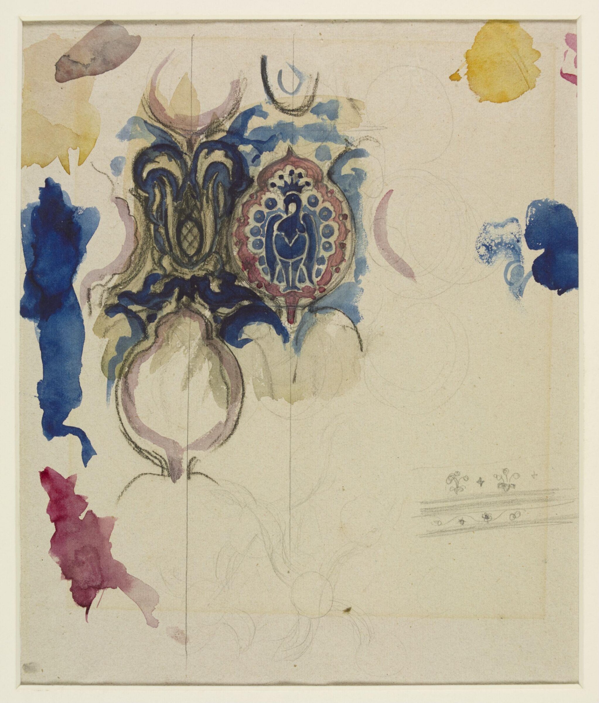 Drawing, William Burges, ca.1850-1881