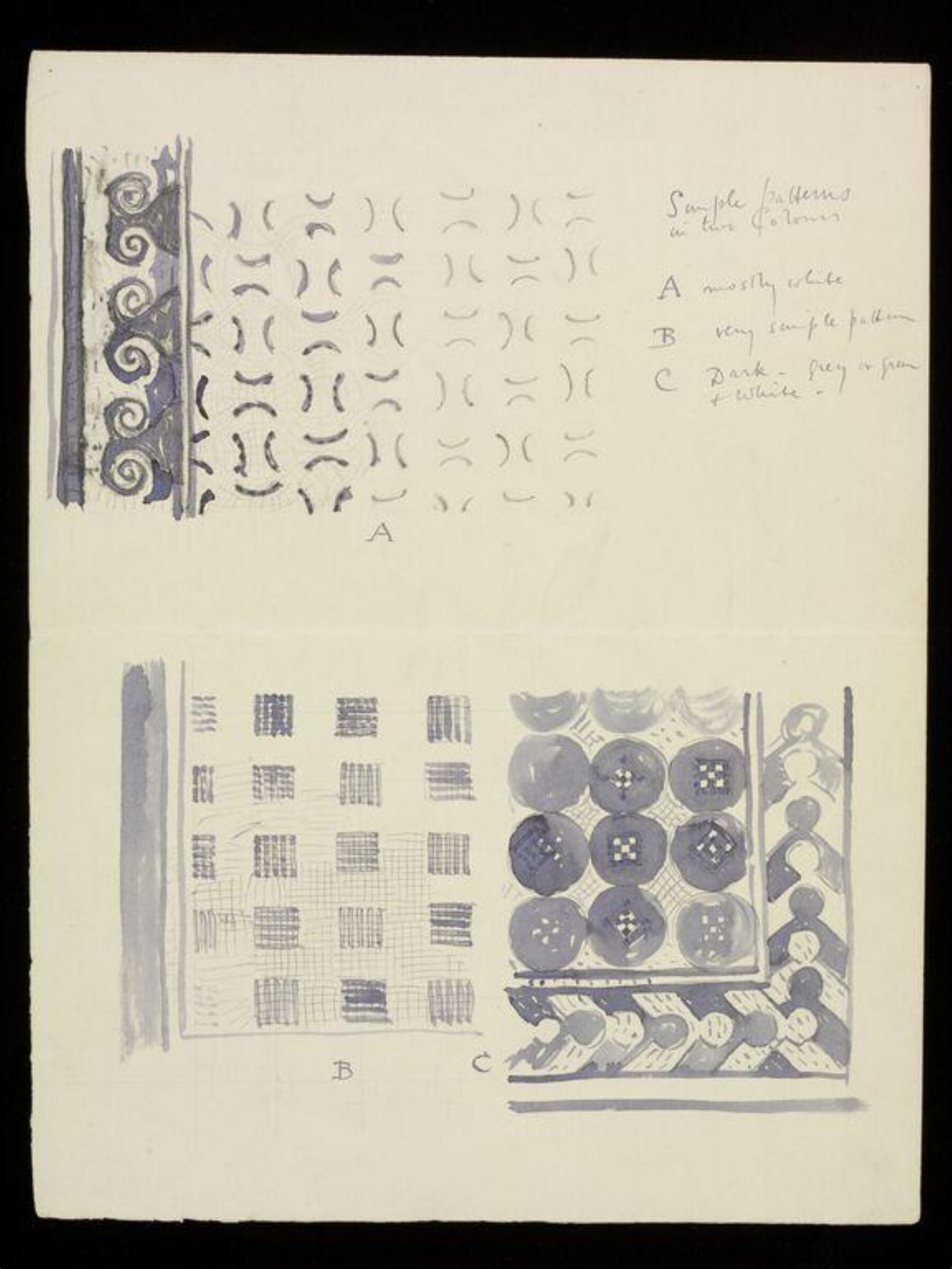 Drawing, W. R. Lethaby, late 19th-early 20th century