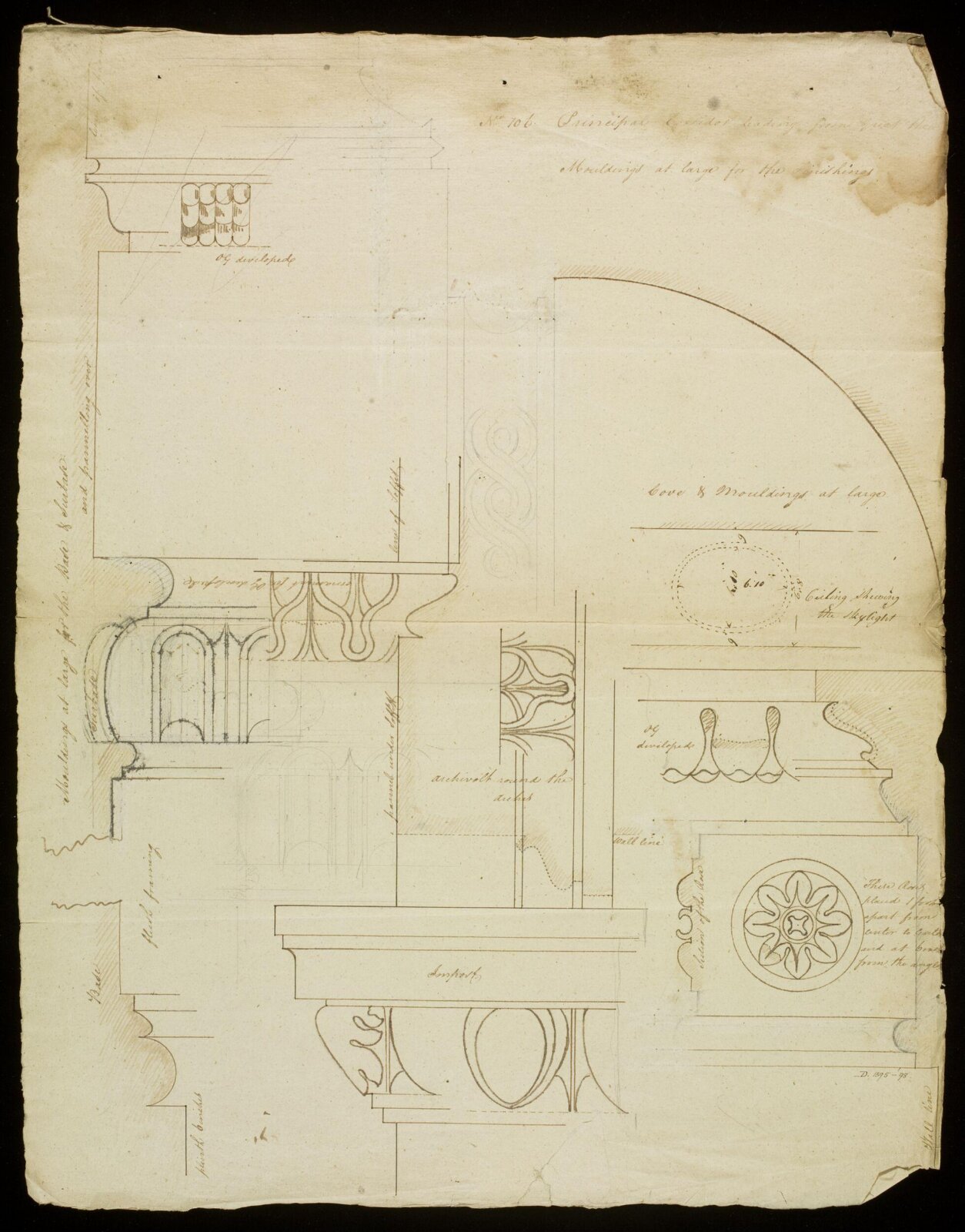 Drawing, Richard Jupp, 1797-98.