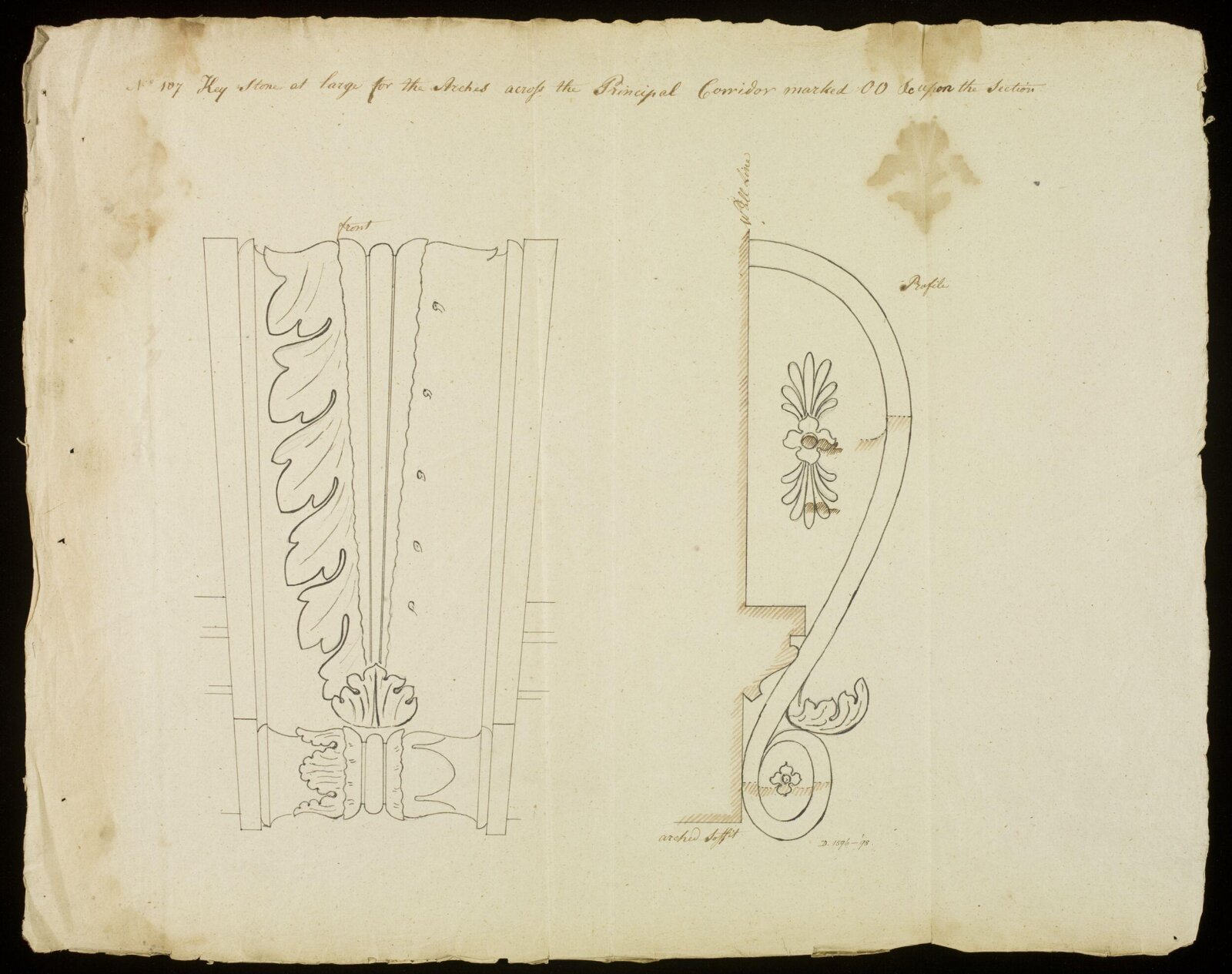 Drawing, Richard Jupp, 1797-98.