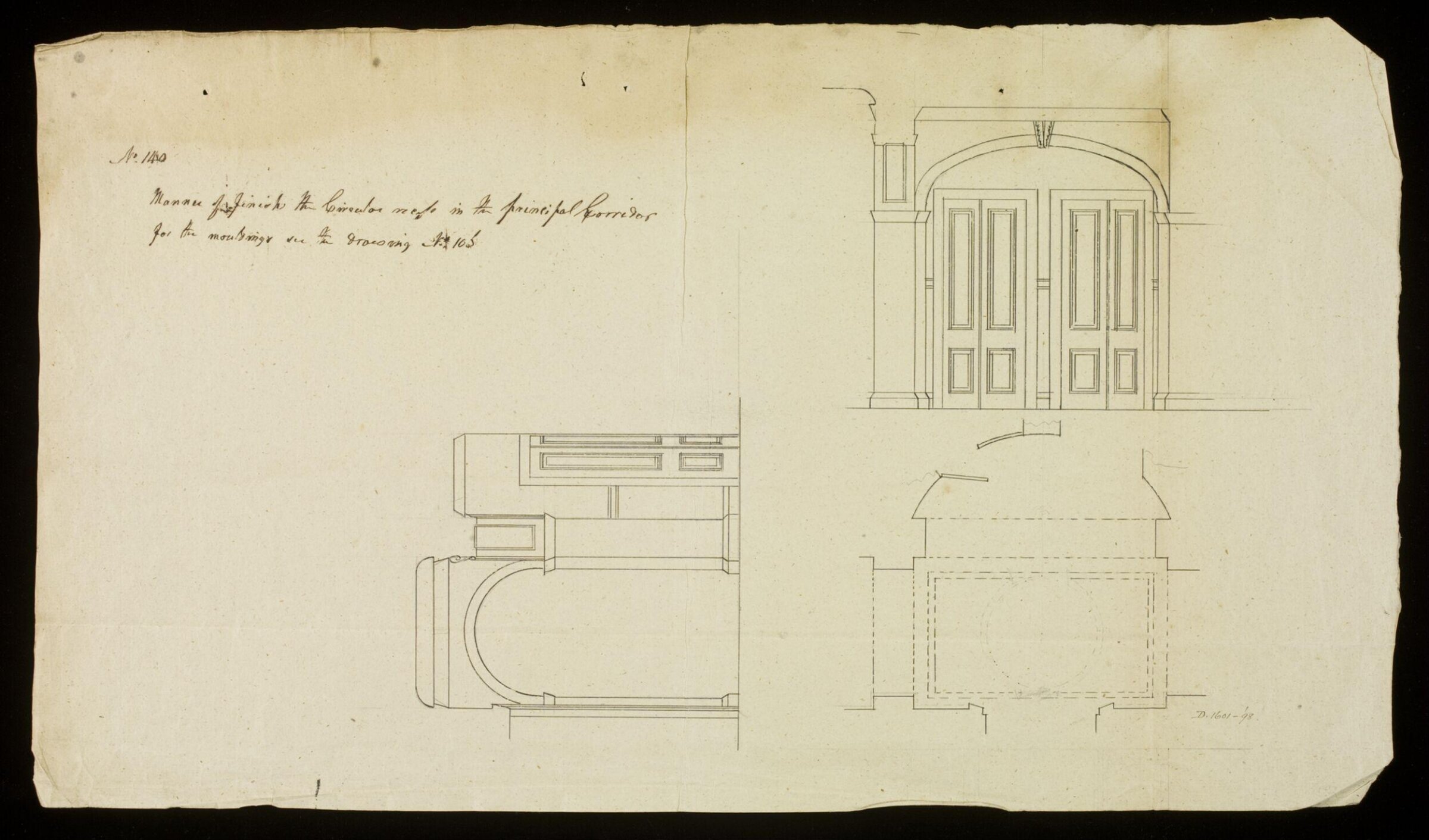 Drawing, Richard Jupp, 1797-98.