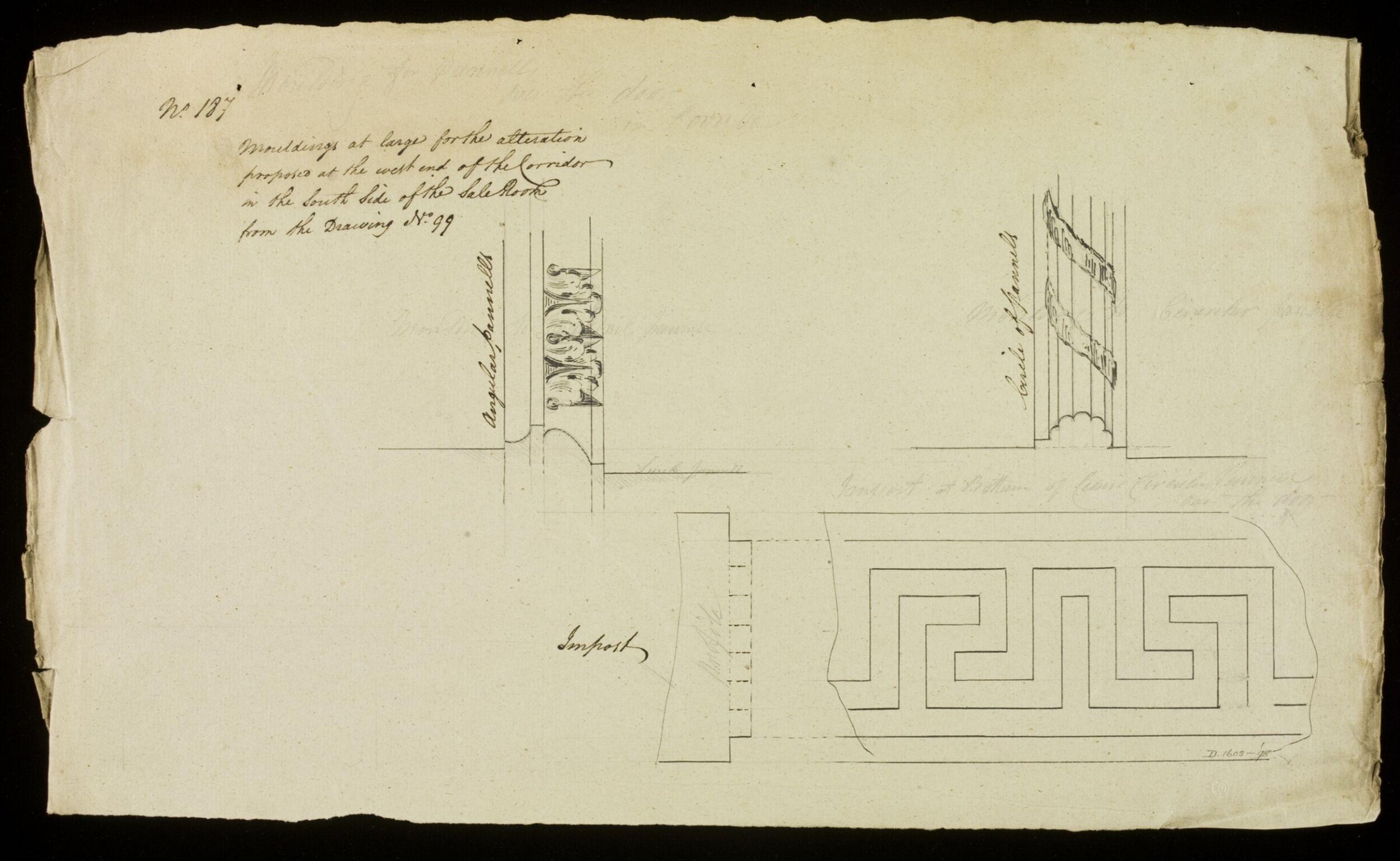 Drawing, Richard Jupp, 1797-98.