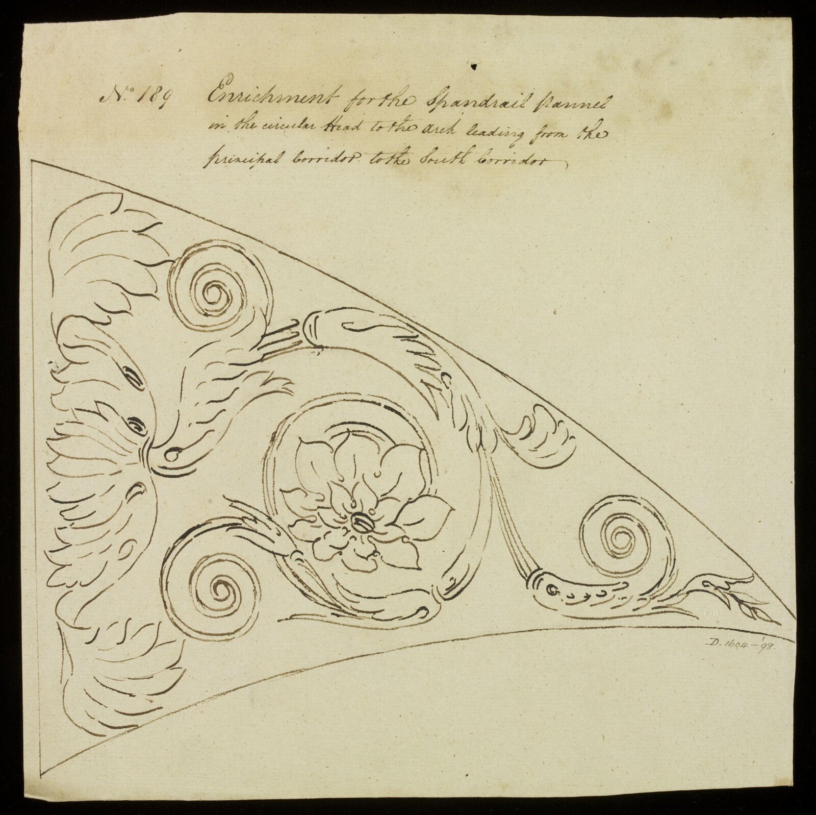 Drawing, Richard Jupp, 1797-98.