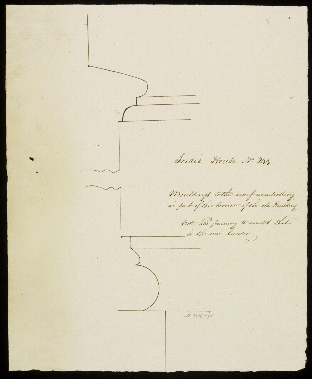 Drawing, Richard Jupp, 1797-98.