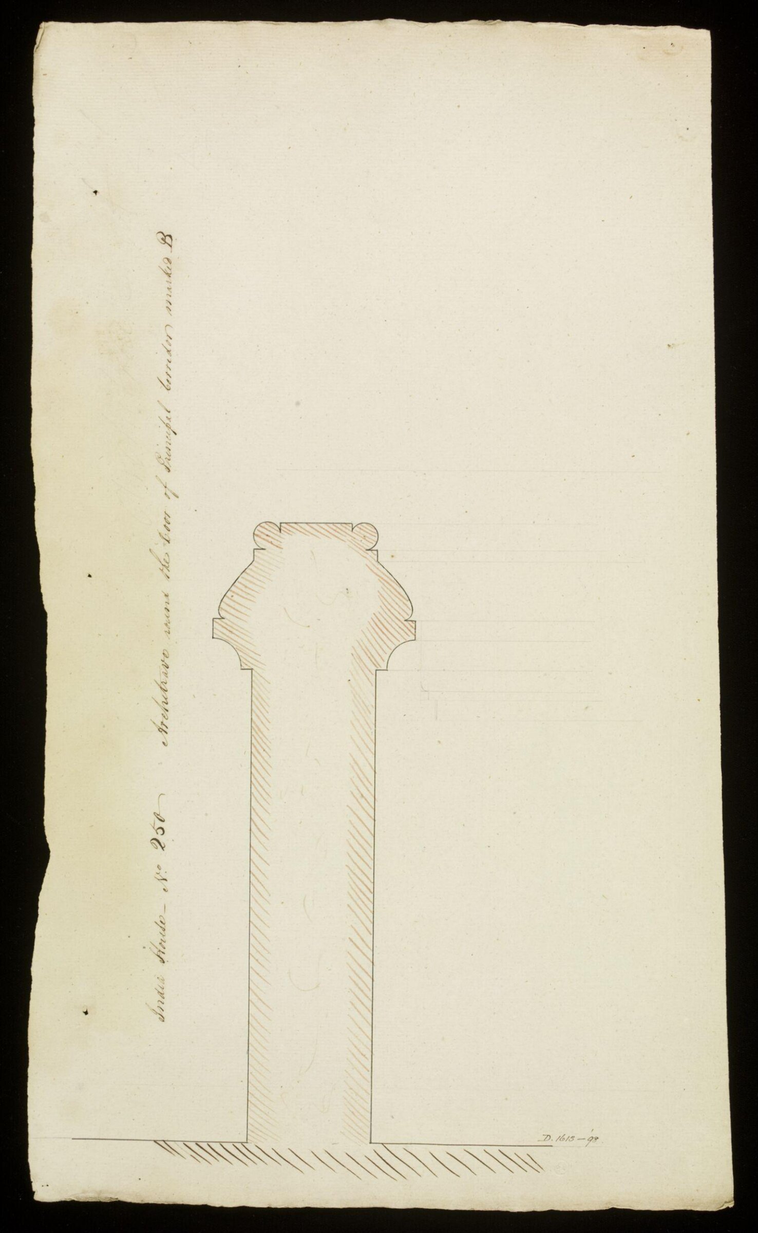 Drawing, Richard Jupp, 1797-98.