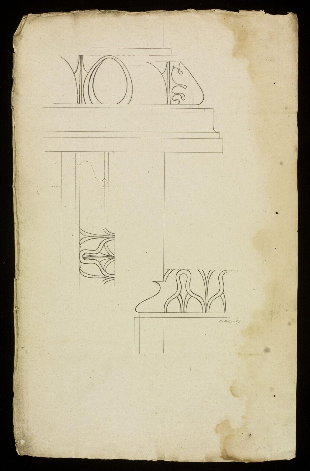 Drawing, Richard Jupp, 1797-98.
