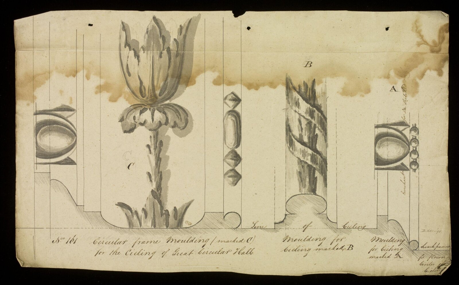 Drawing, Richard Jupp, 1797-98.