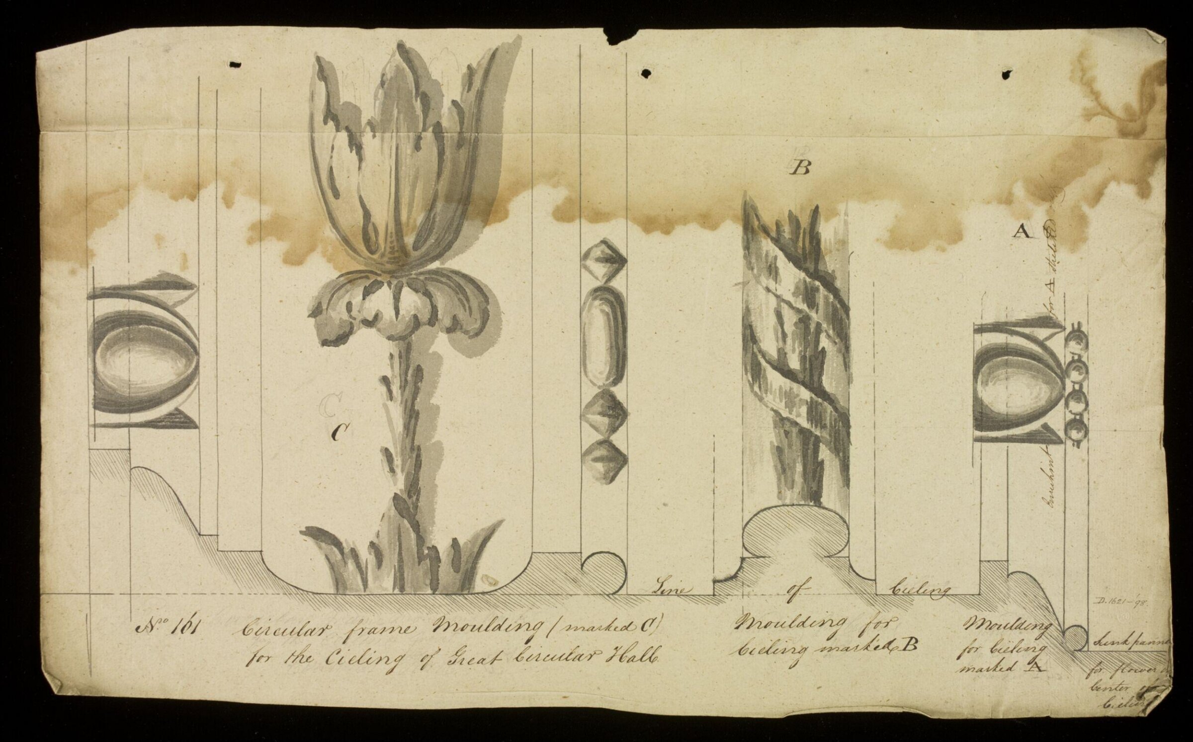Drawing, Richard Jupp, 1797-98.
