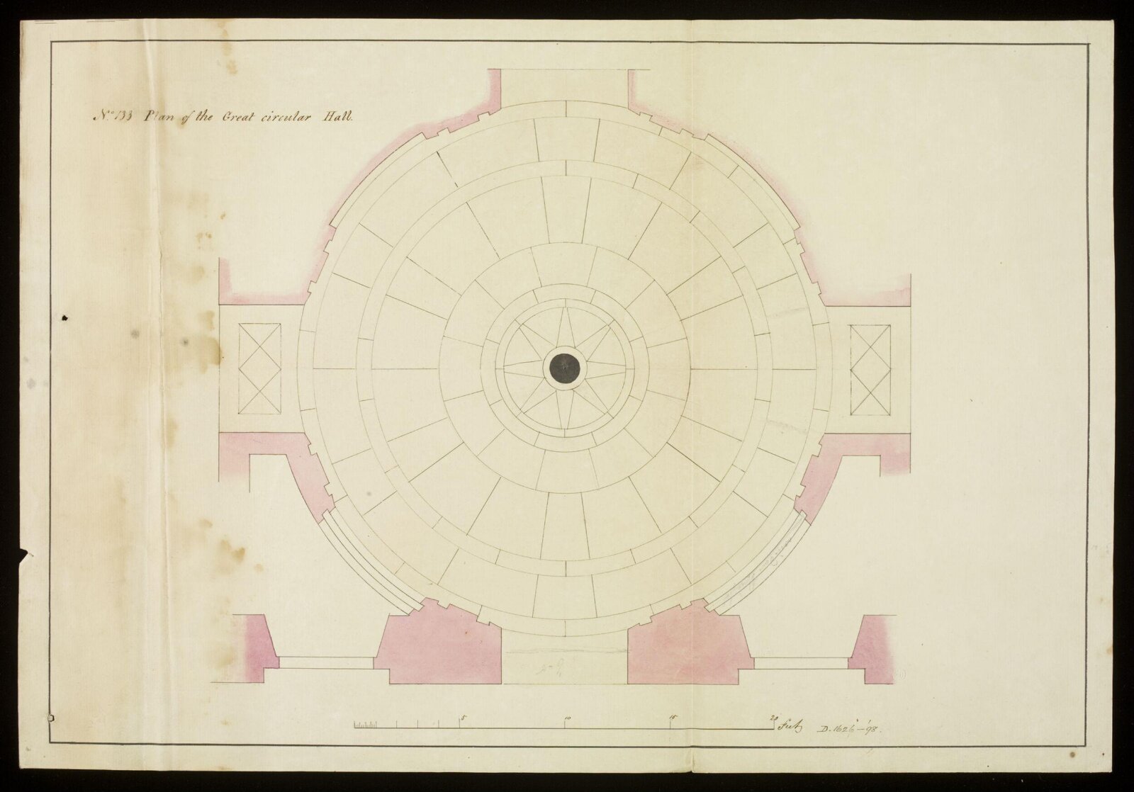 Drawing, Richard Jupp, 1797-98.