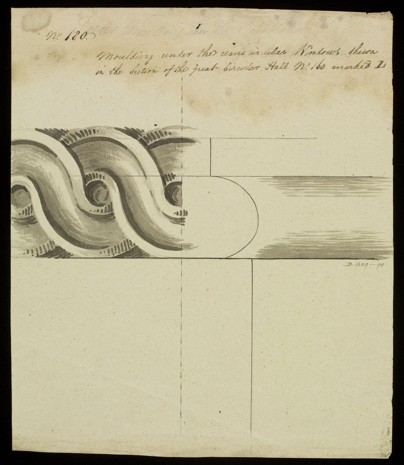 Drawing, Richard Jupp, 1797-98.