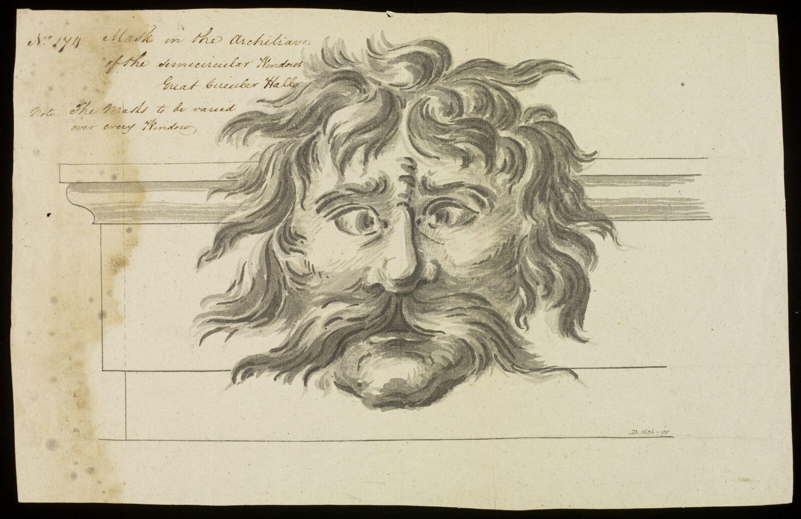 Drawing, Richard Jupp, 1797-98.
