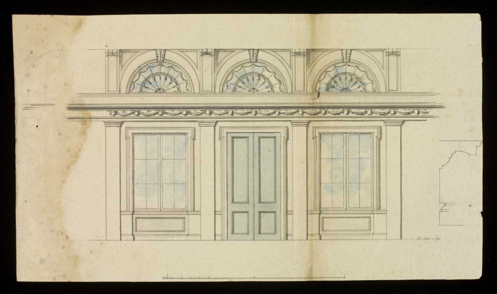 Drawing, Richard Jupp, 1797-98.